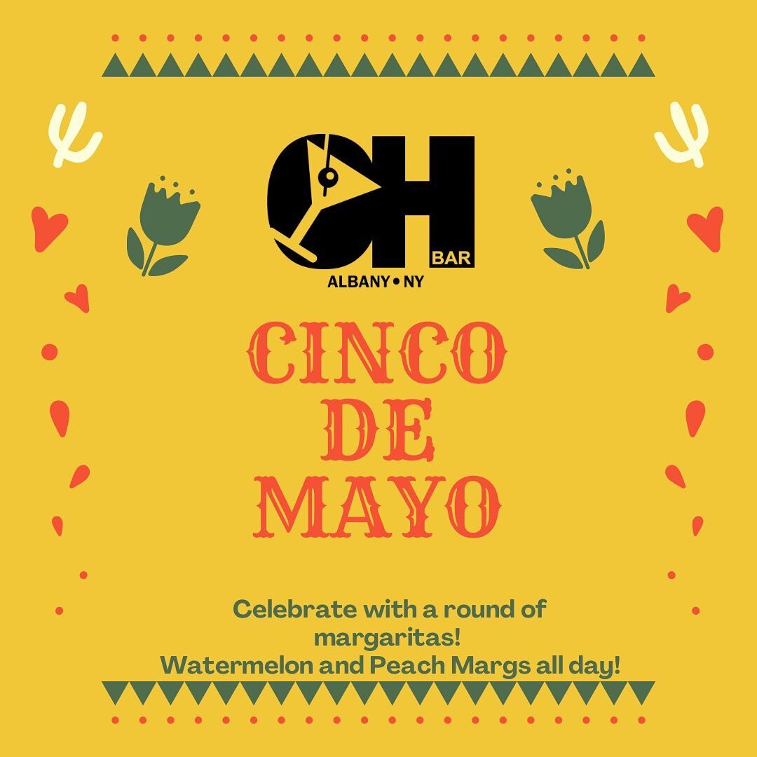 Come out tomorrow for some Cinco De Mayo Margaritas! Kyle loves making watermelon or old school margaritas and the patio will be open and waiting! #cincodemayo #margaritas #patioseason☀️