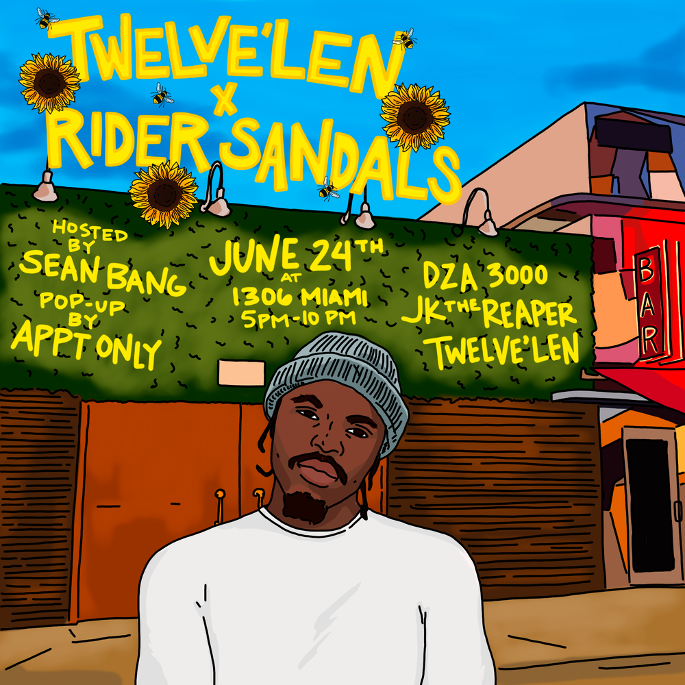  Rider Sandal X Twelve'len Event Flyer 