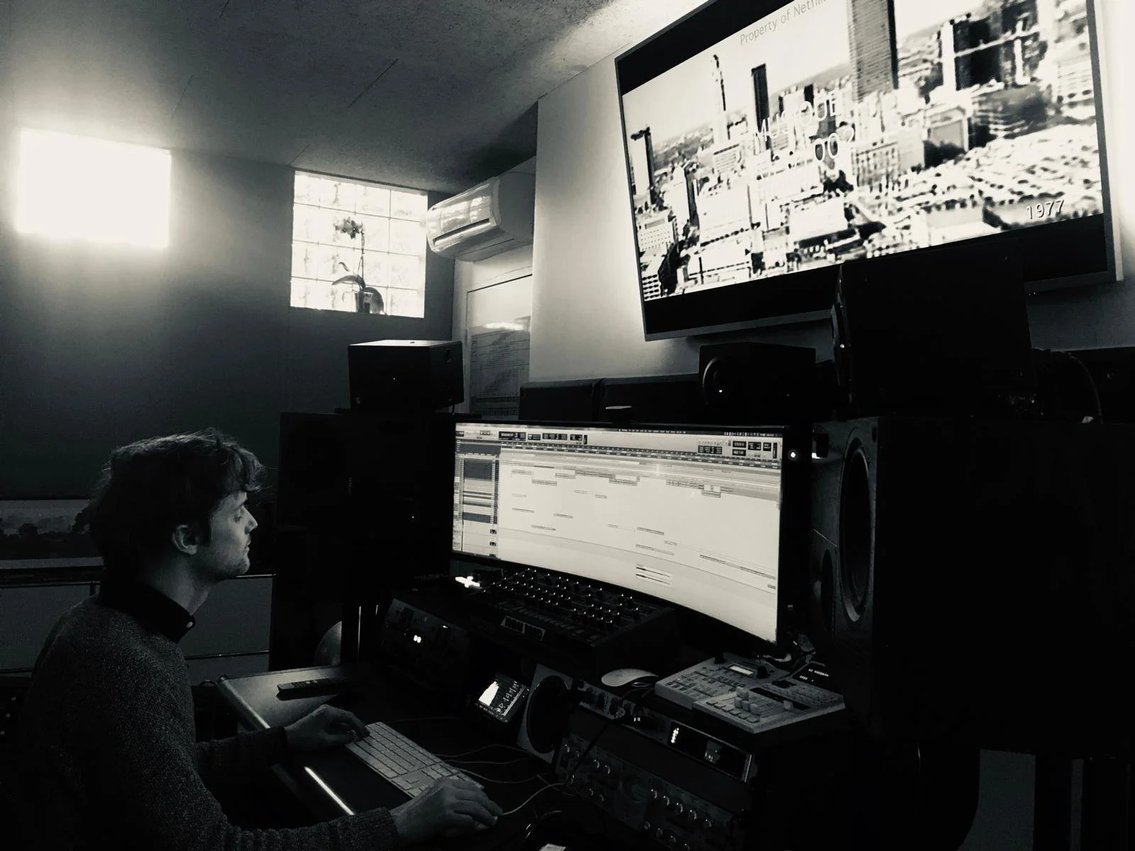 David in his room @ Studio Ferber Paris (Copy)
