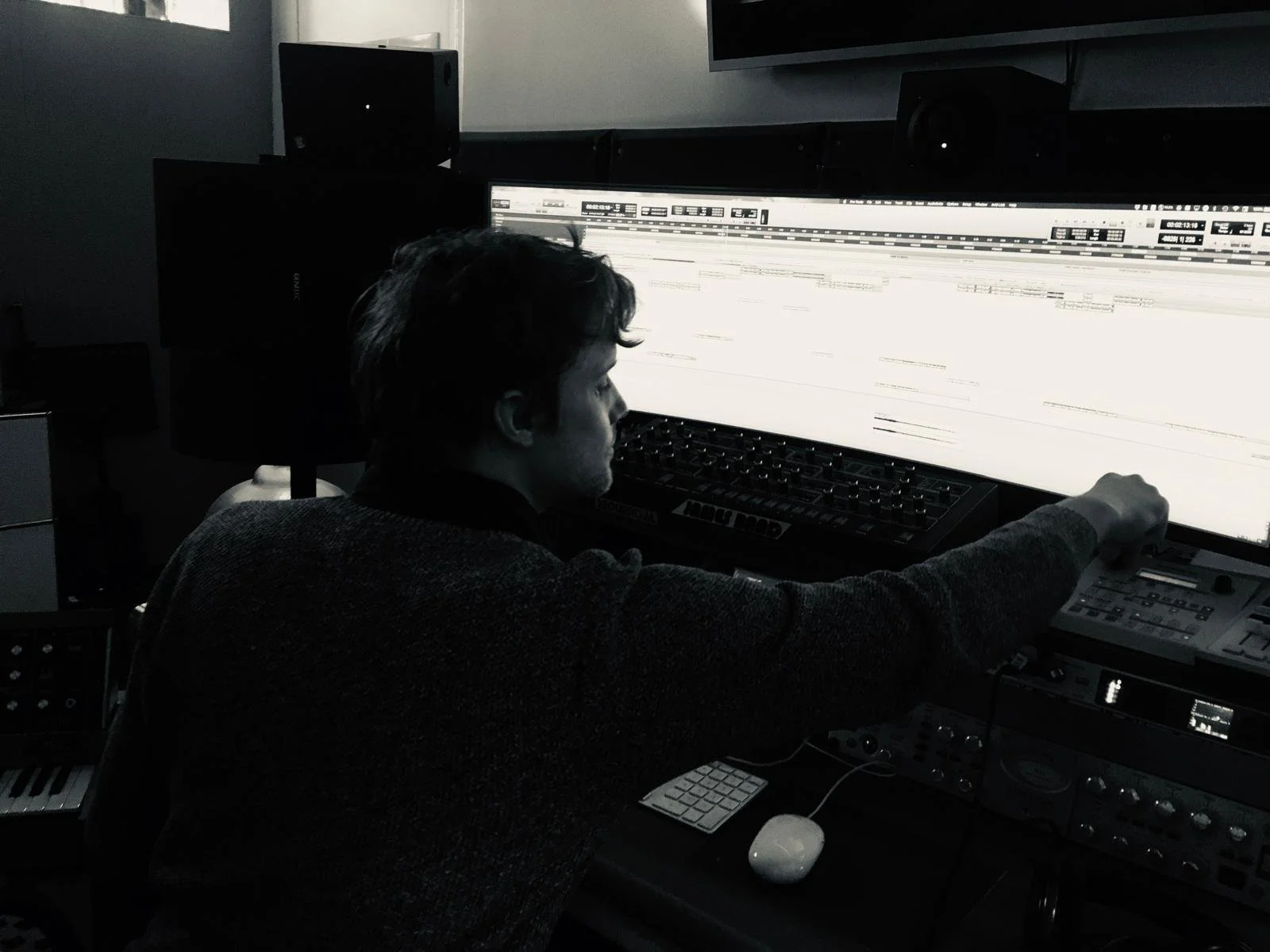 David in his room @ Studio Ferber Paris (Copy)