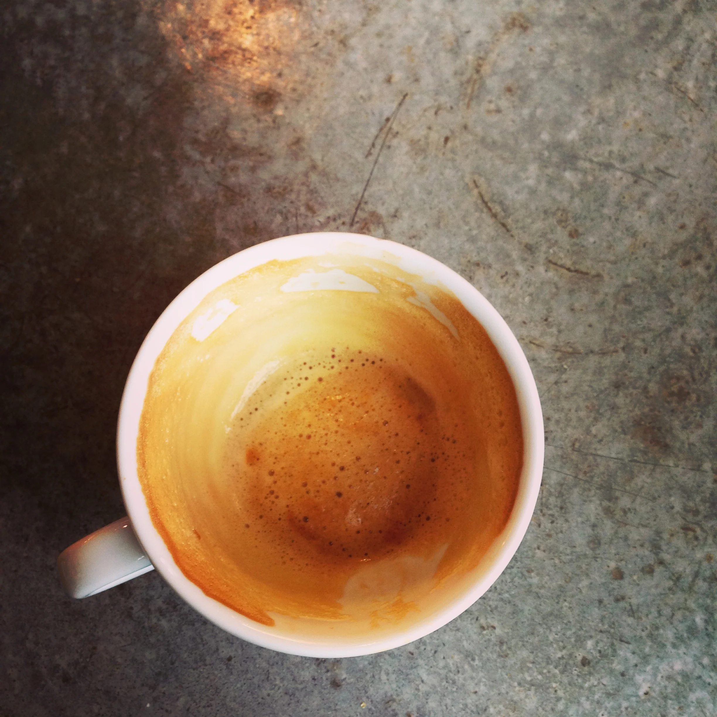  Early morning cappuccino :) 