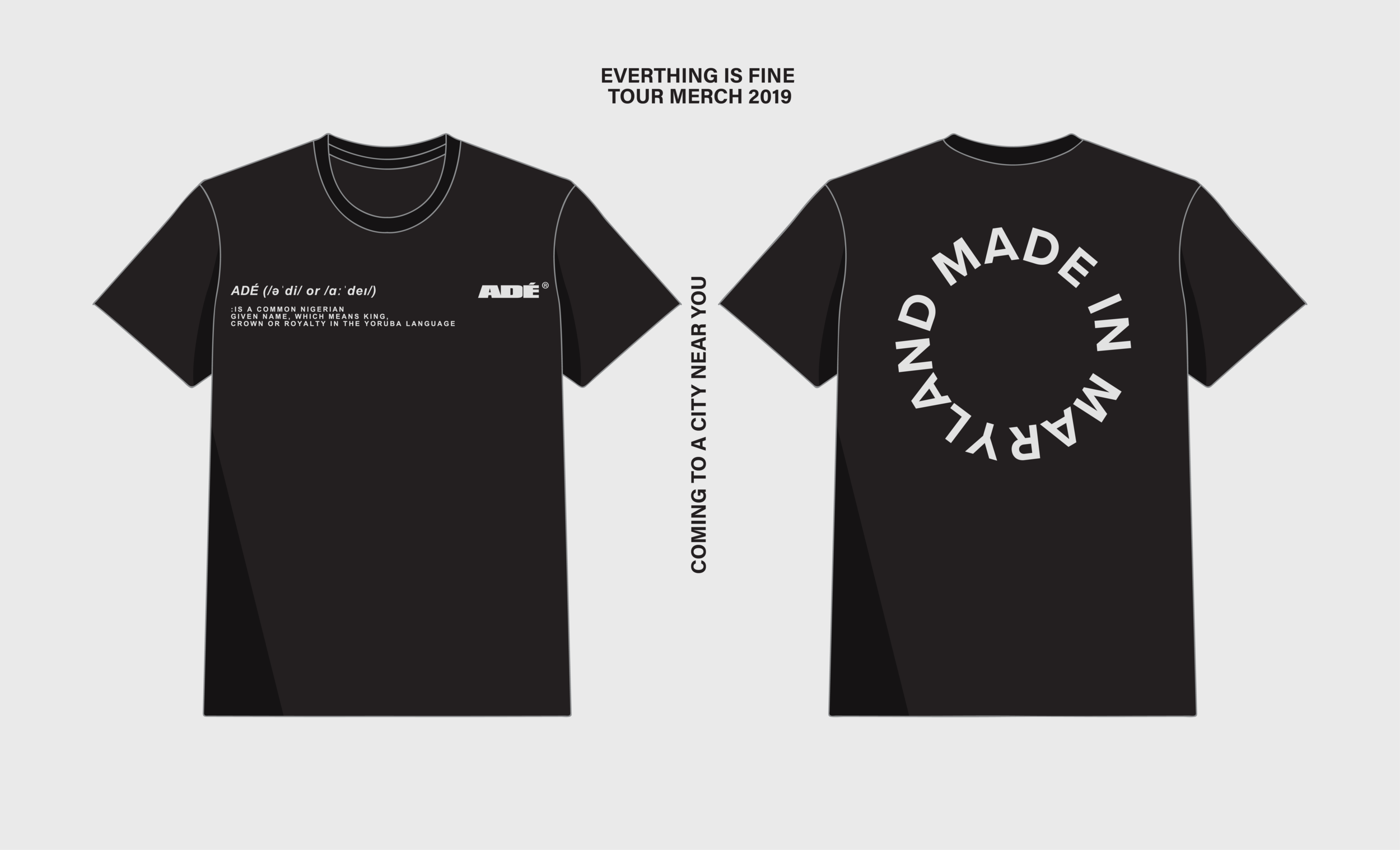 Ade Tour Merch 