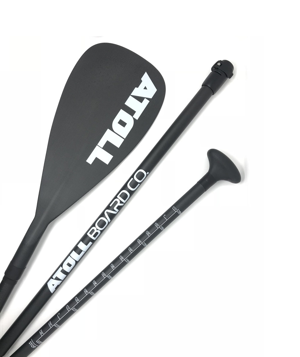 Full 3K Carbon Fiber SUP Paddle 2 Piece Adjustable Stand Up Paddleboard SUP Paddles Carbon Fiber Series