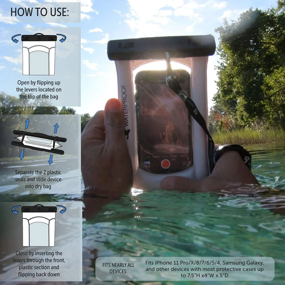geckobrands float phone dry bolsa
