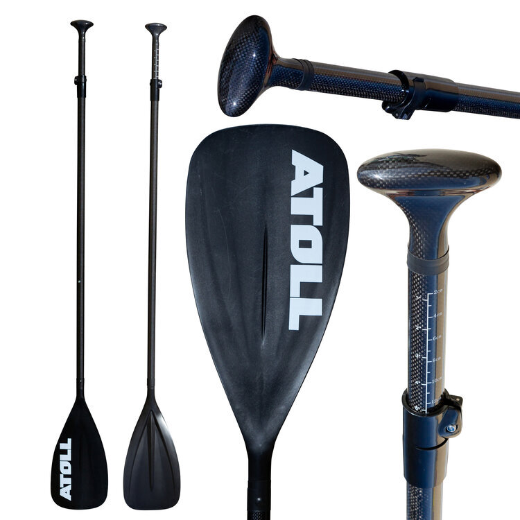 Stock Atoll Fiberglass Paddle with Wrapped Carbon