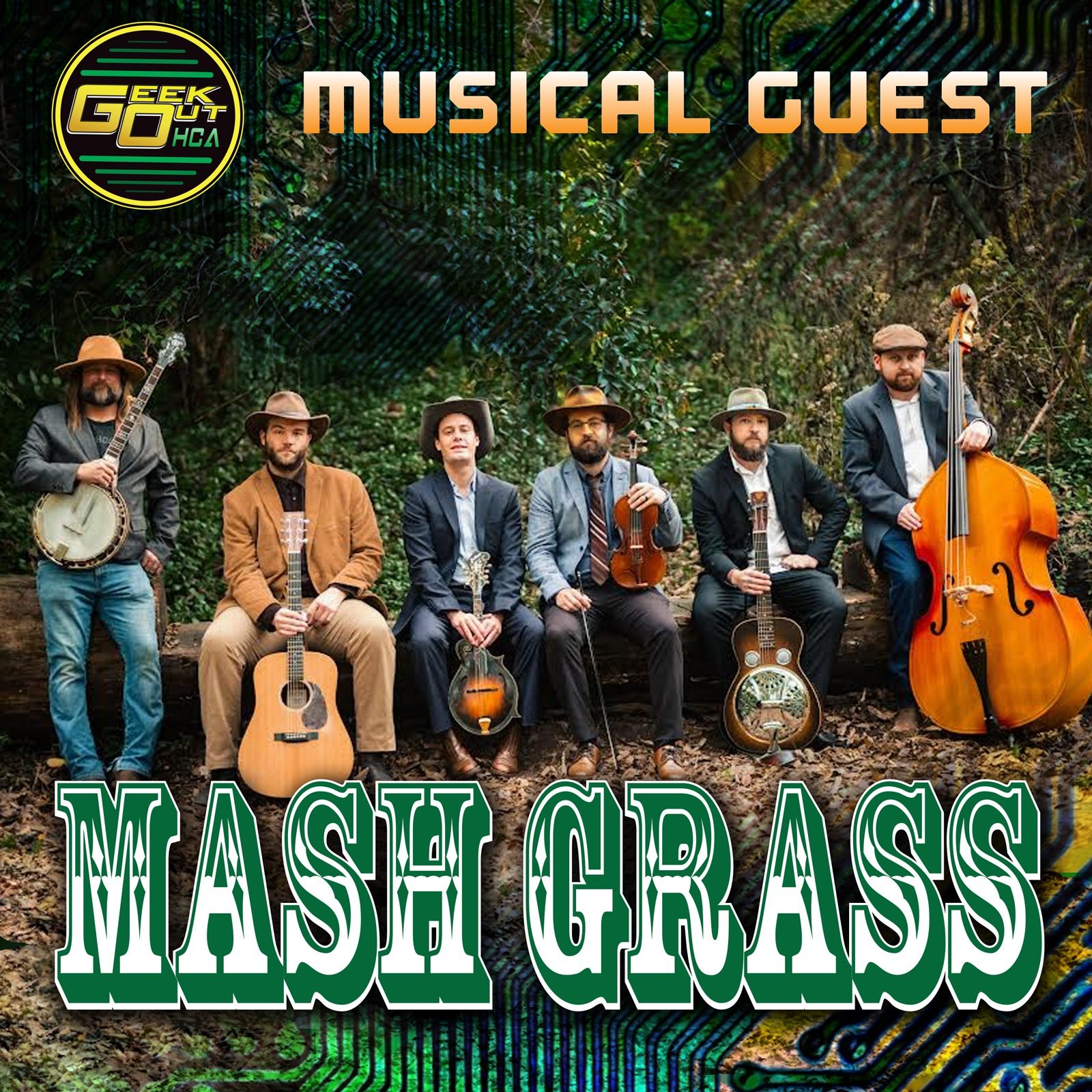   MUSICAL GUEST ANNOUNCEMENT  Mash Grass, a Kentucky based Bluegrass band, is going to be joining us this year! Join us in welcoming them Saturday night of the event on Main Stage!  
