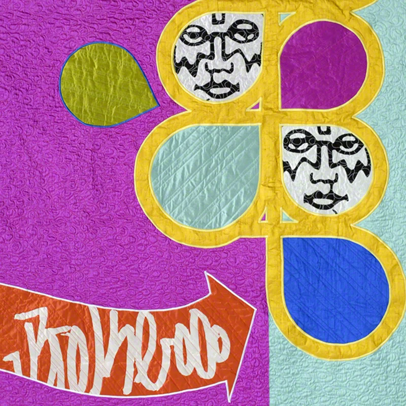 Broke (Grand Lake Ace), 36" x 36", Silk and Cotton Quilt, ©2013