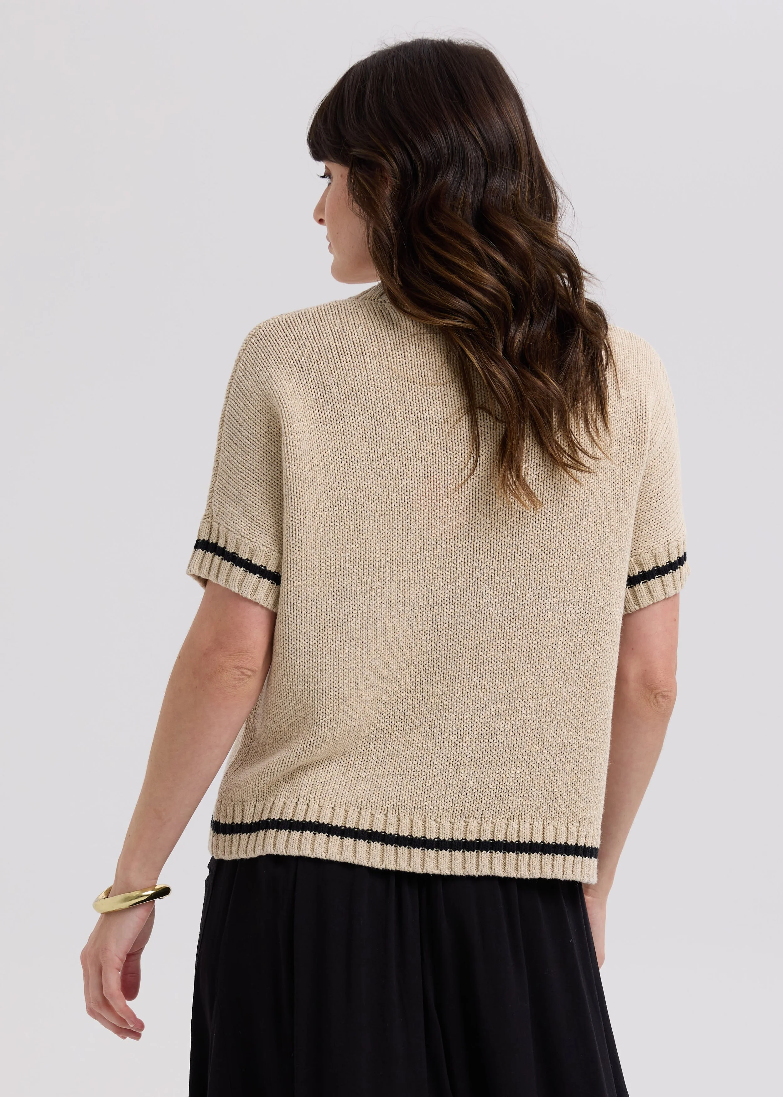 LD + Co Textured S/S Cardi