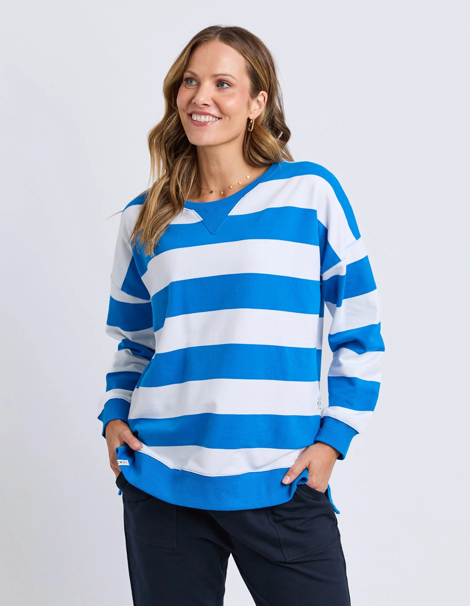 Elm Billie Stripe Crew