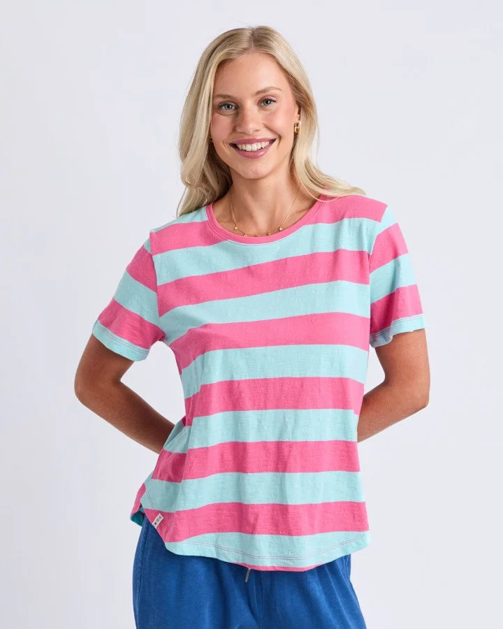 Elm Spritz Stripe Tee