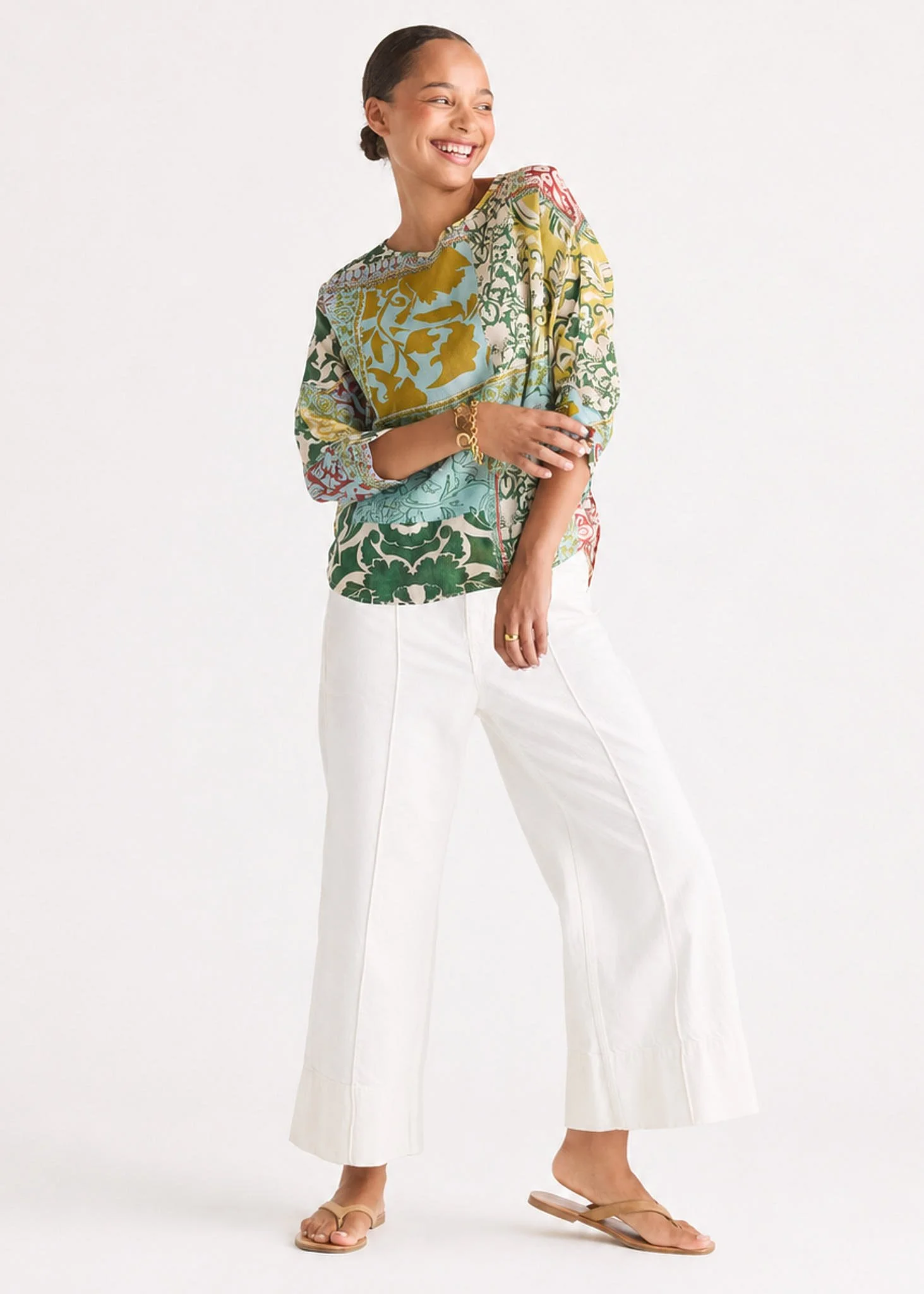 LC8886 MOSAIC Relaxed Top