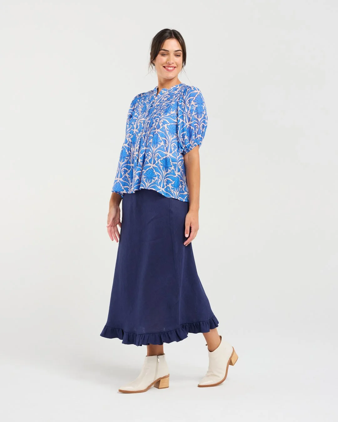 Blackstone Bridget Pintuck Front Shirt