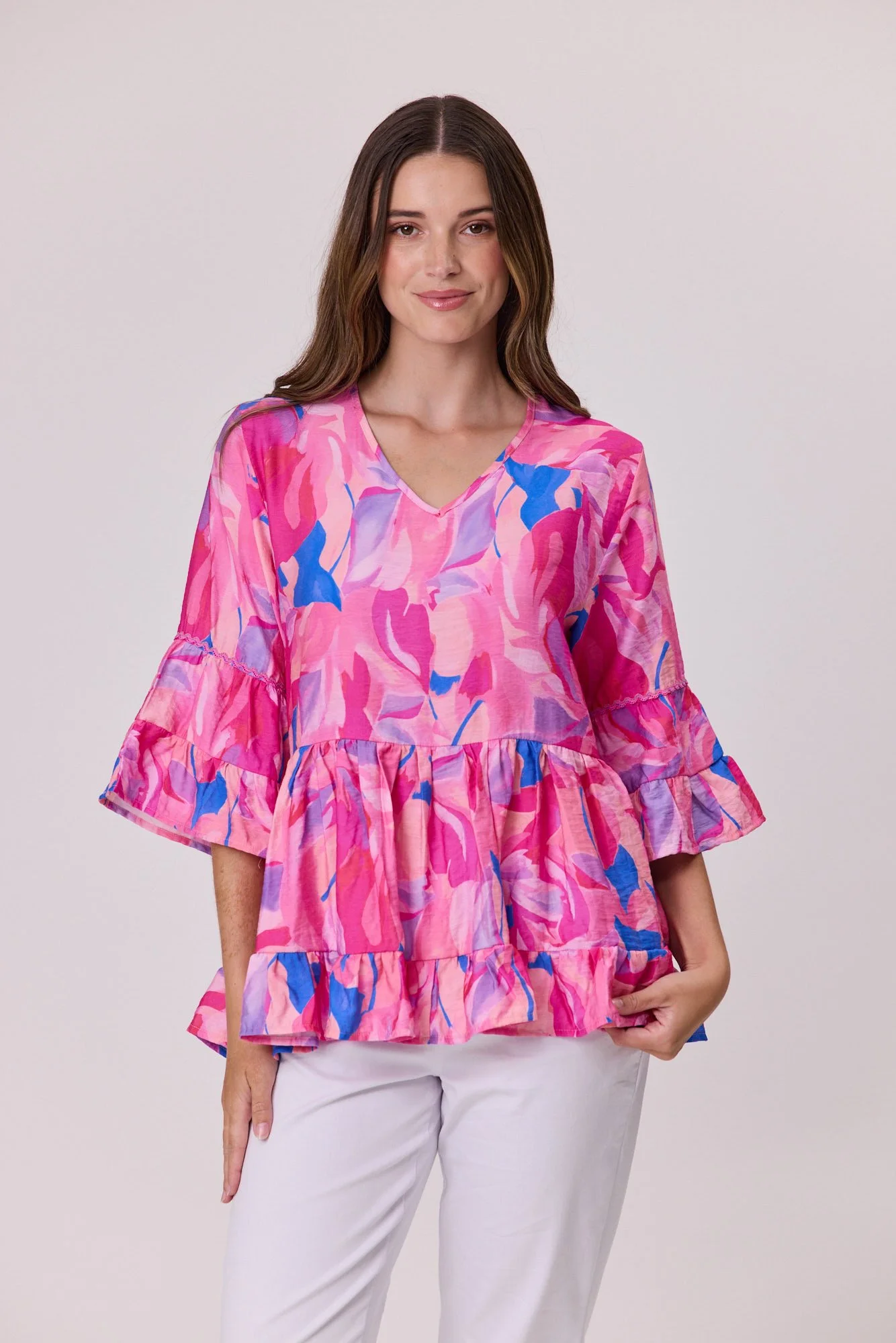 Democracy Ric Rac Trim Top