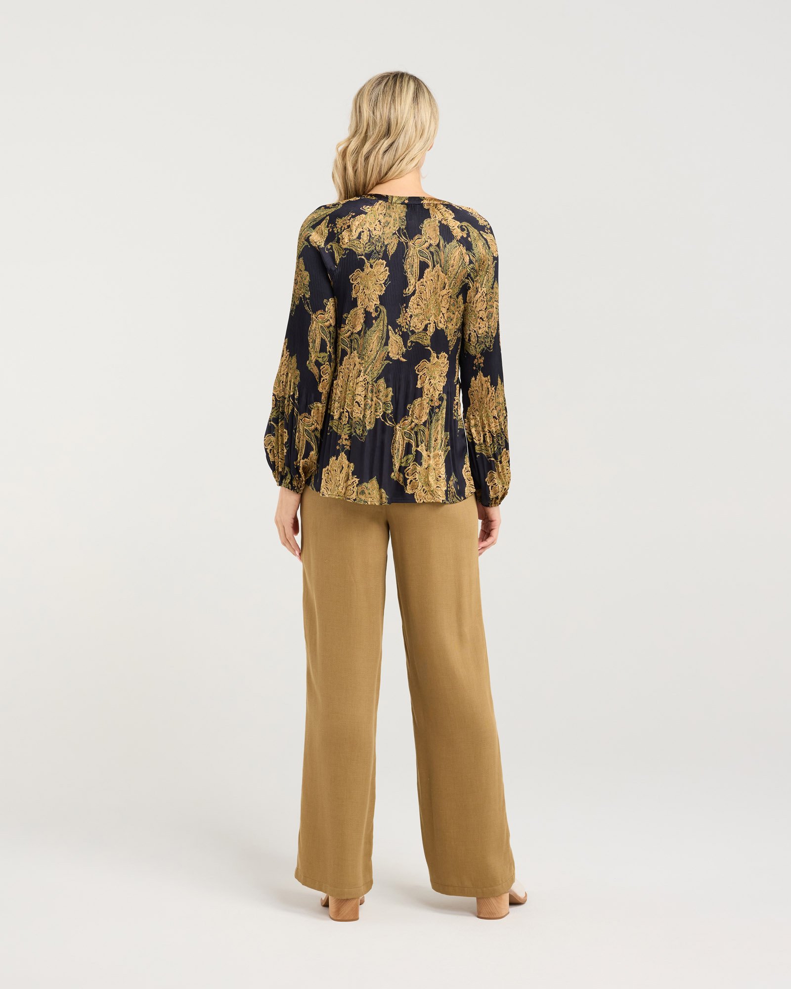 Blackstone Pollyana Pleat Top