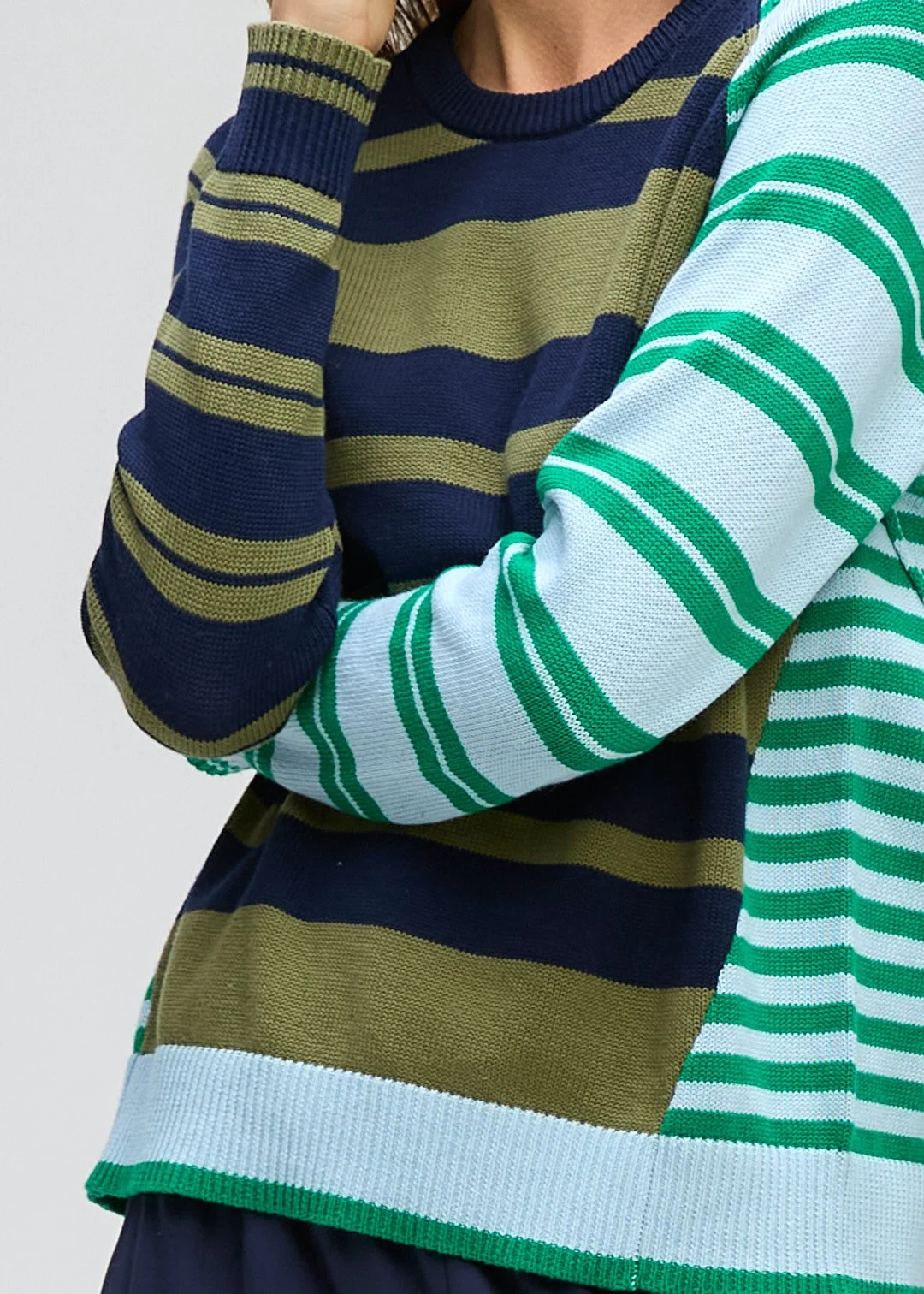 LD + Co Crazy Stripe Crew