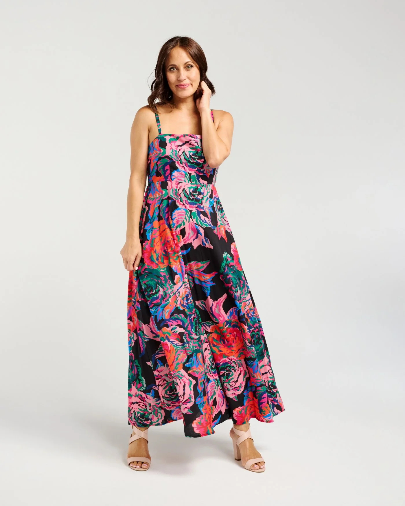 Z5052-2 Clementine Dress Abstract Garden (4).jpg