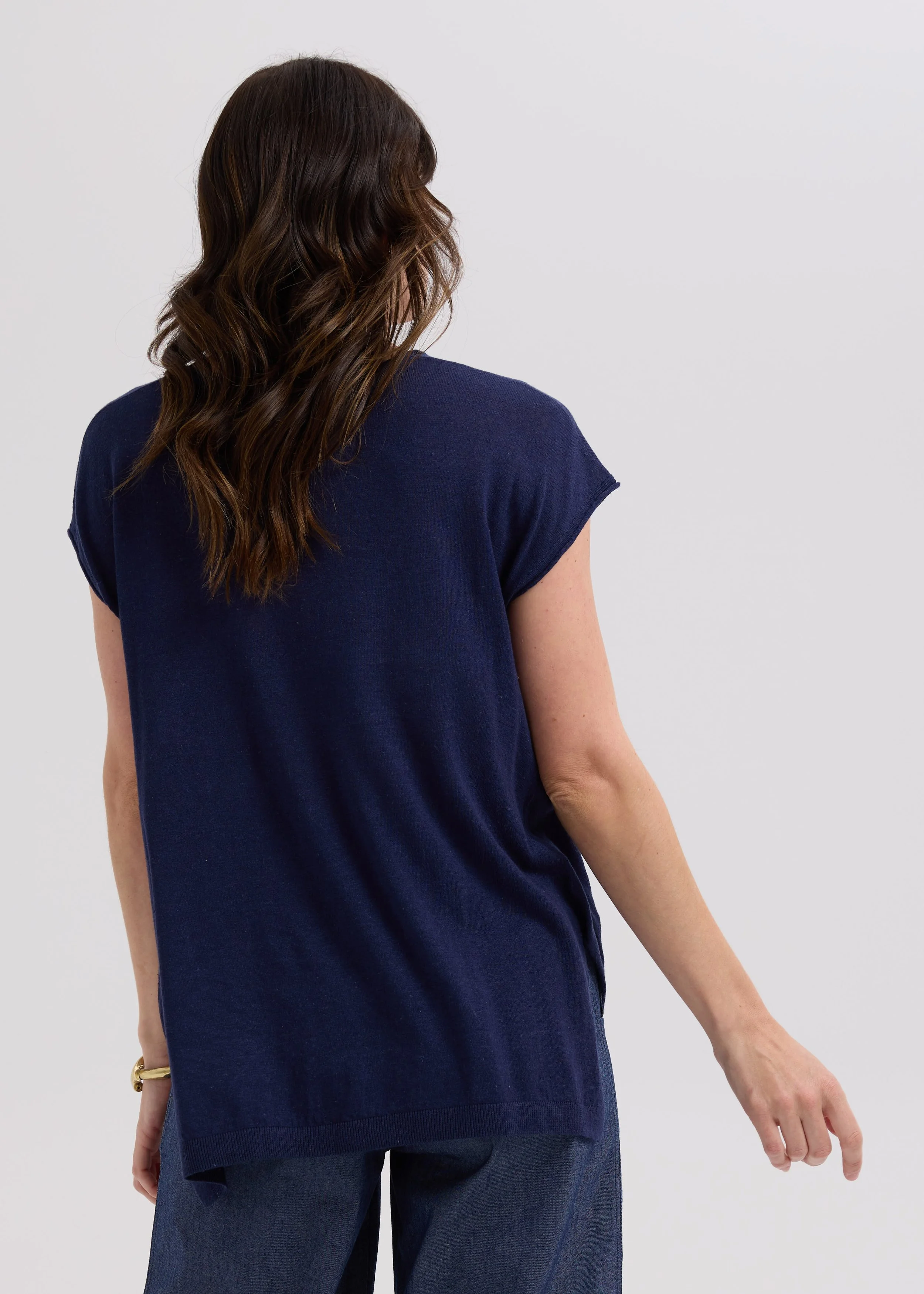 LD + Co Linen Drape Top
