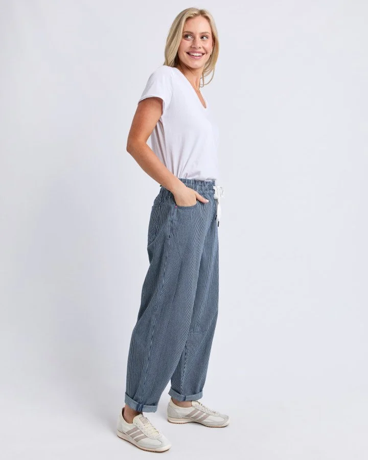 Elm Penny Pinstripe Barrel Pant