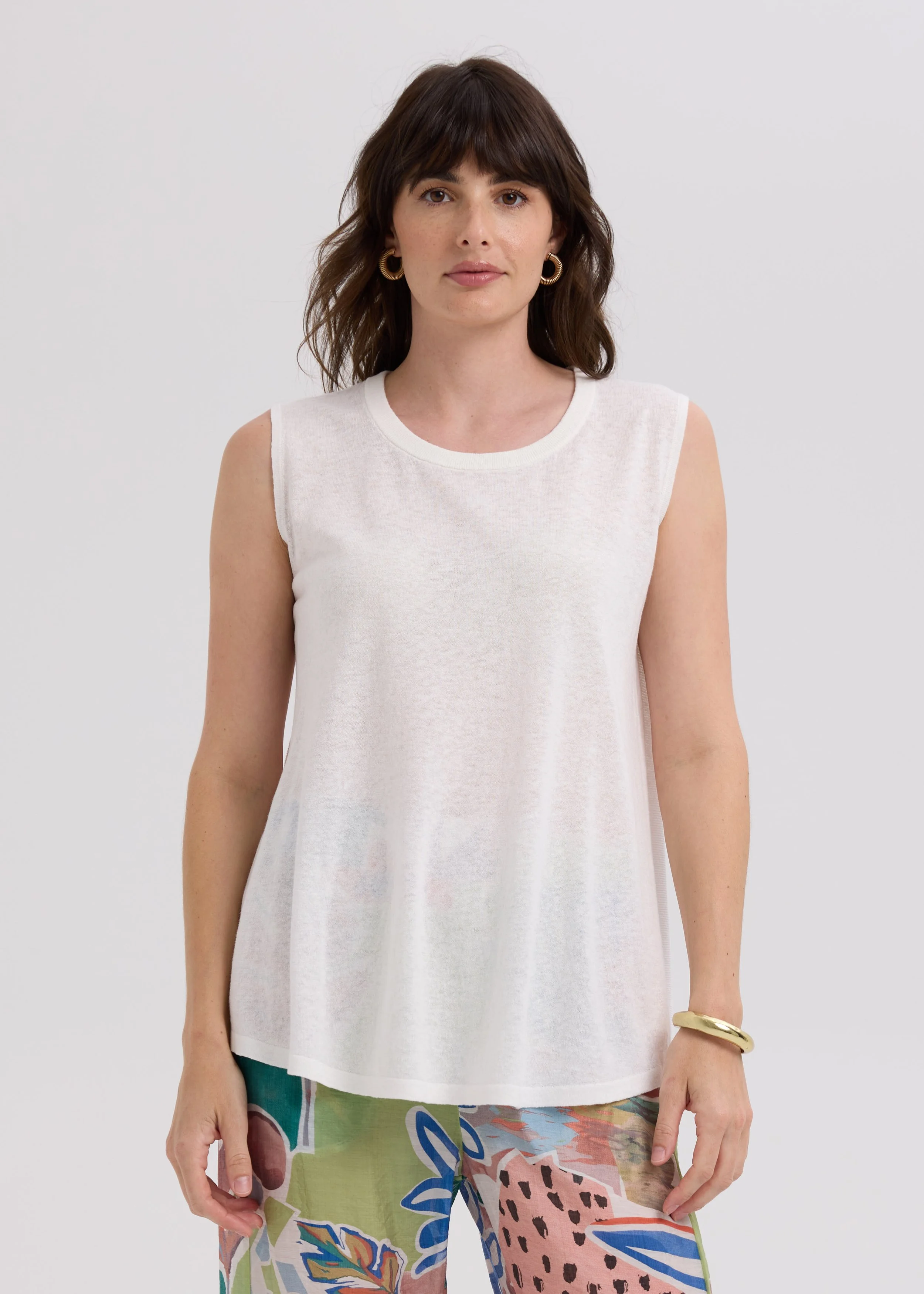 LD + Co Linen A-Line Top