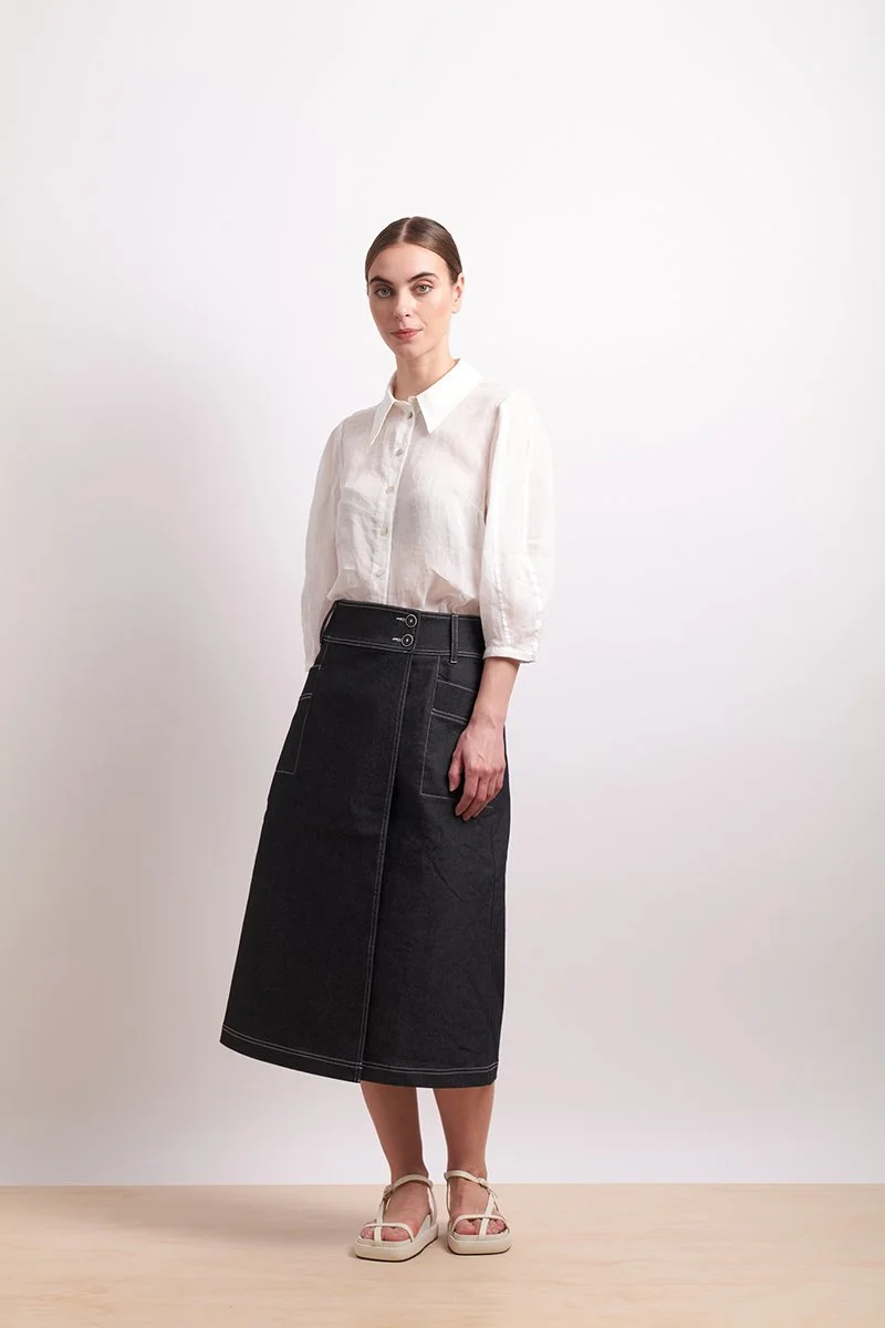 Neris Pin Tuck Shirt