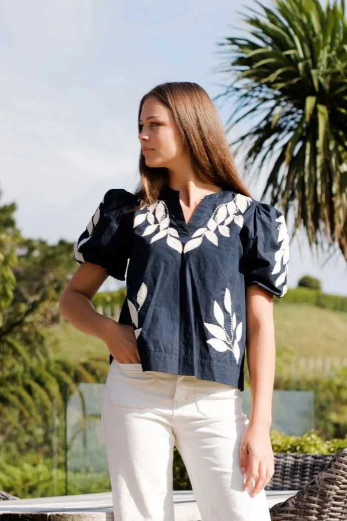 NMBR Rose Olivia Top