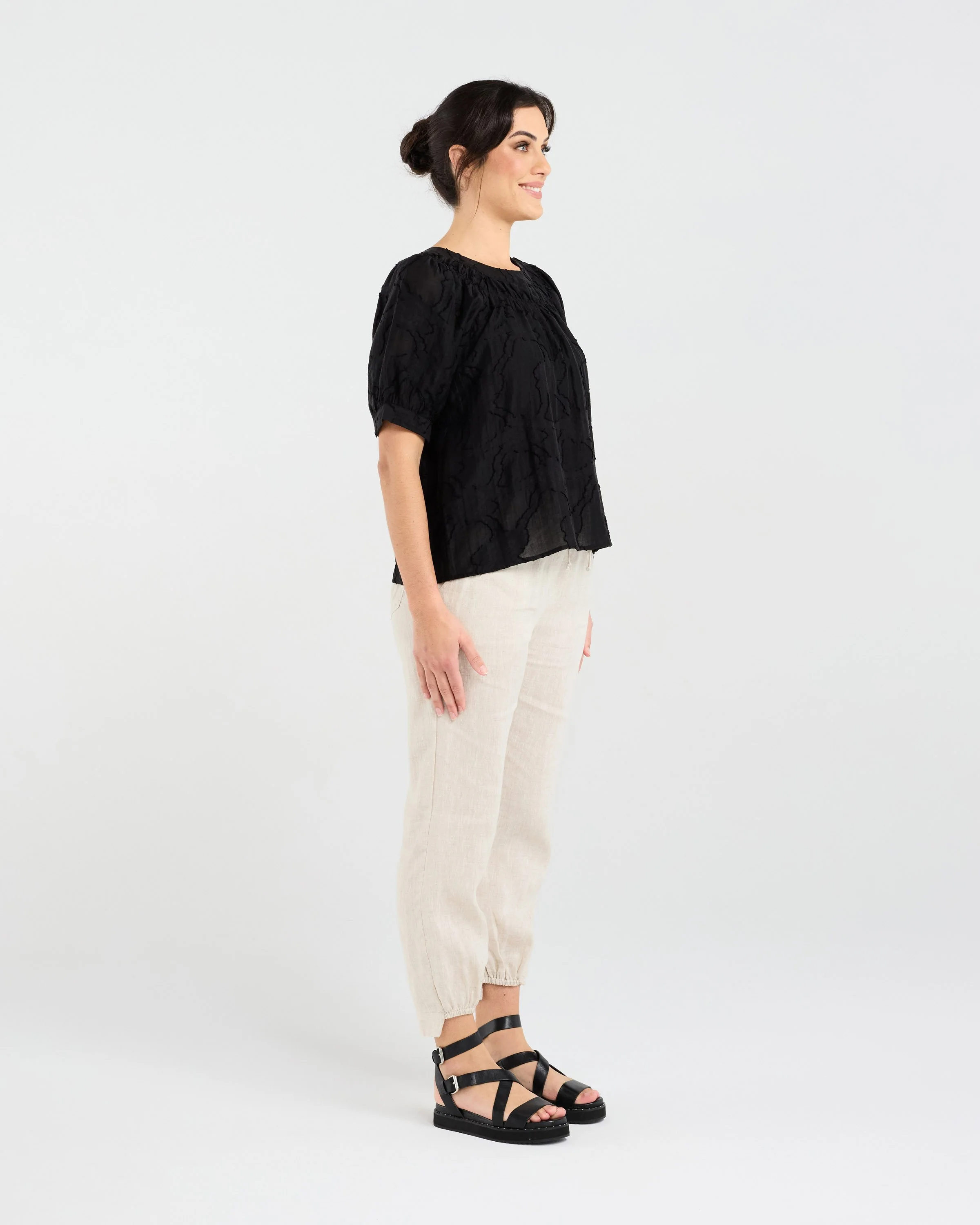 Blackstone Lisette Gathered Yoke Top