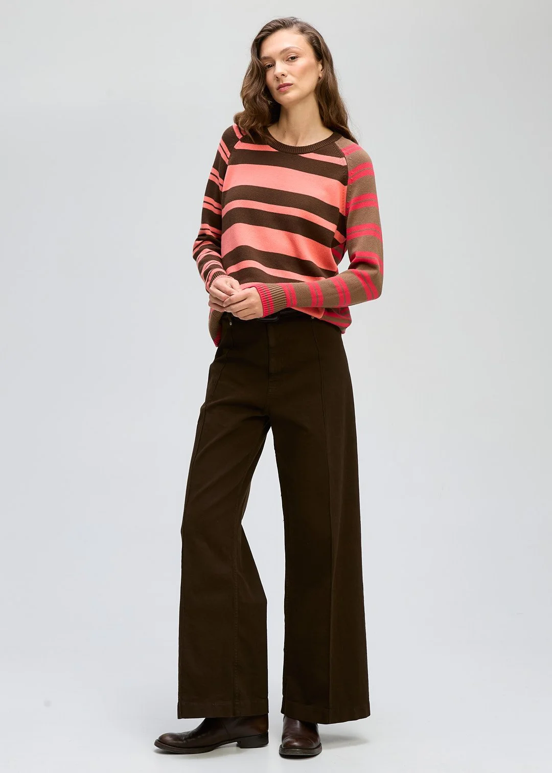 LD + Co Crazy Stripe Crew