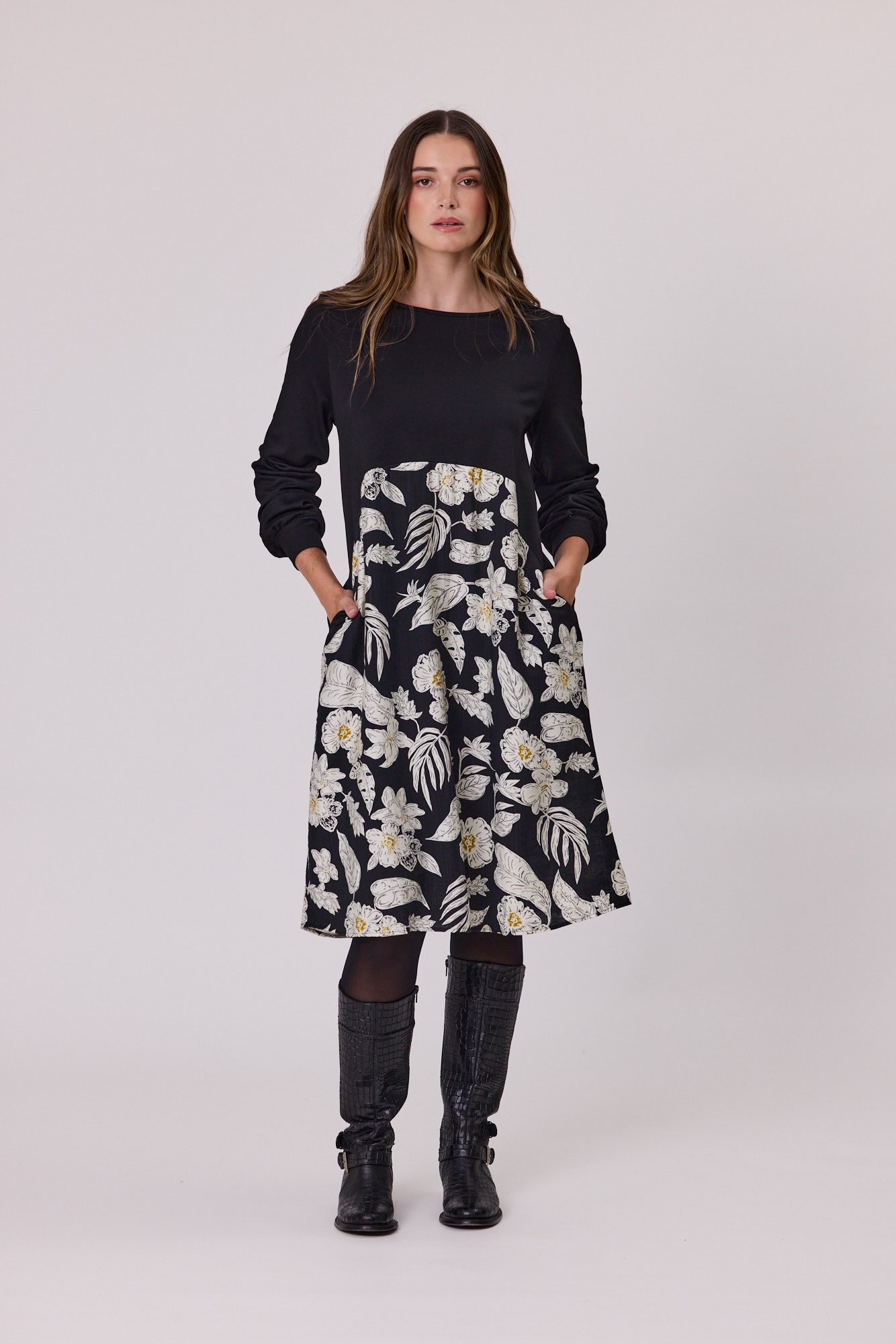 Democracy Florence Contrast Dress