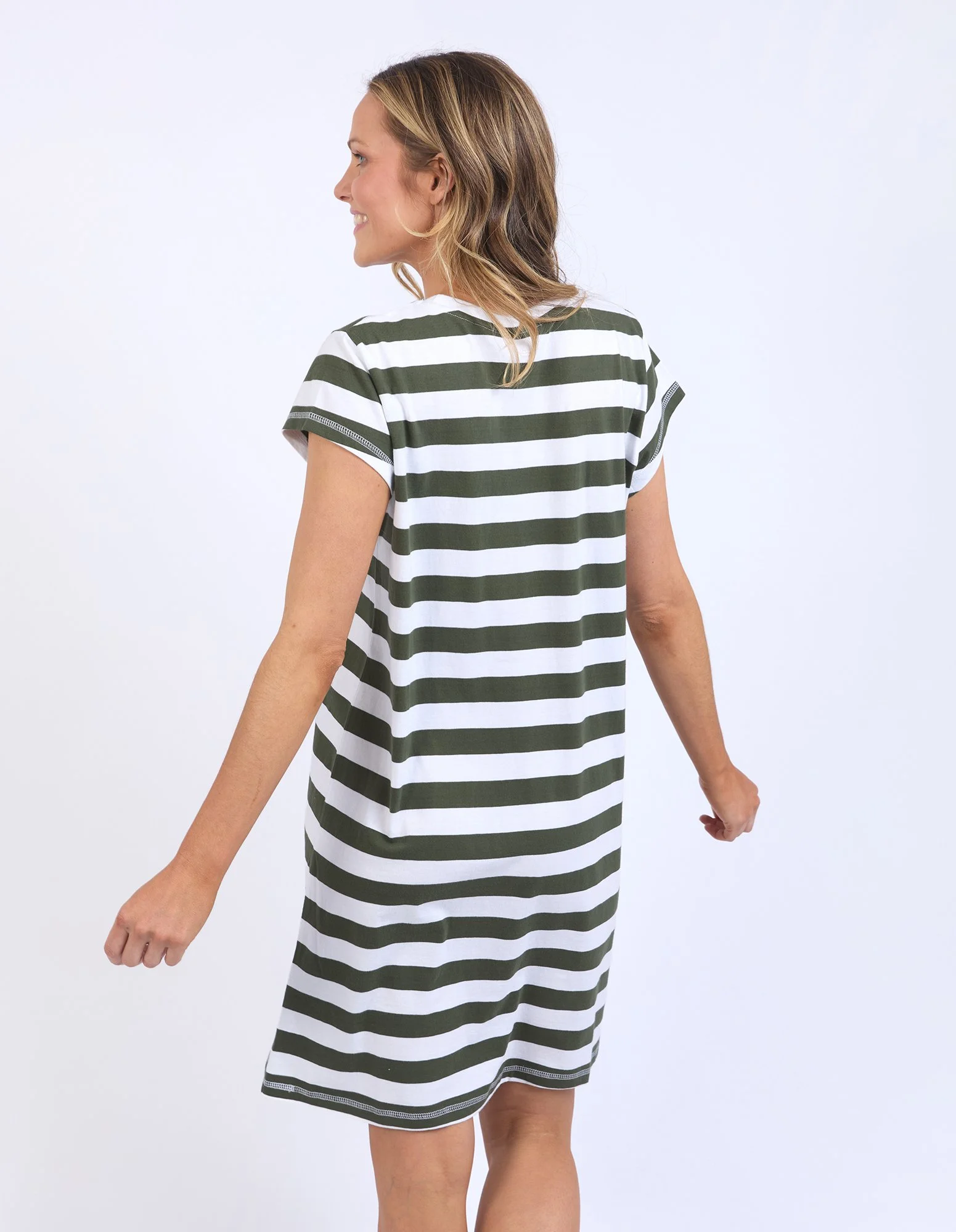 Foxwood Signature Stripe Tee Dress