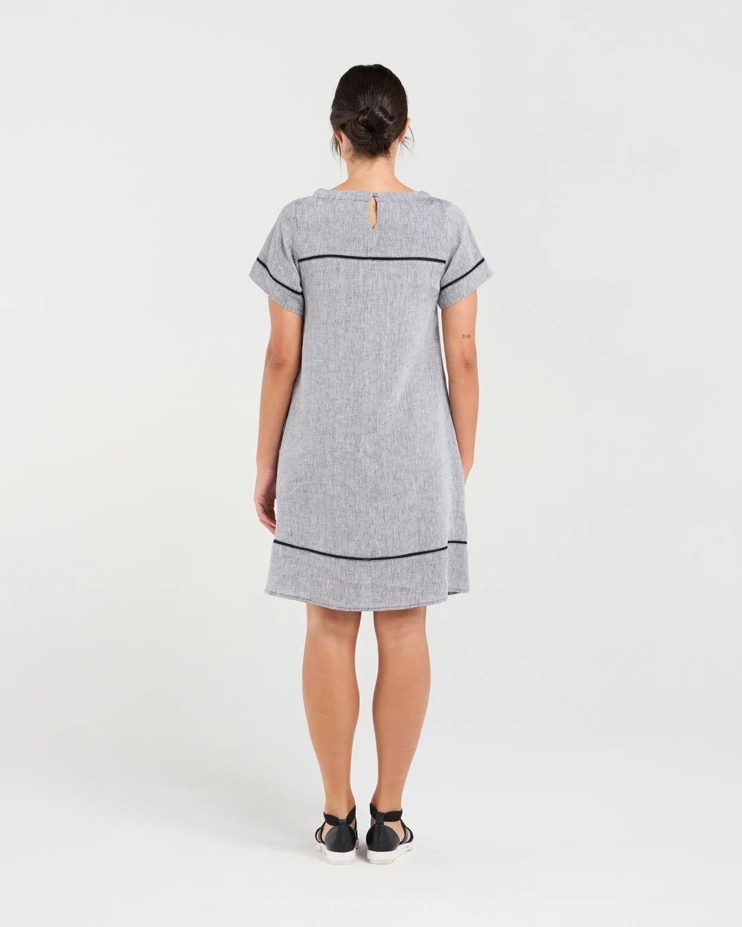 Blackstone Martine Ladder Trim Dress