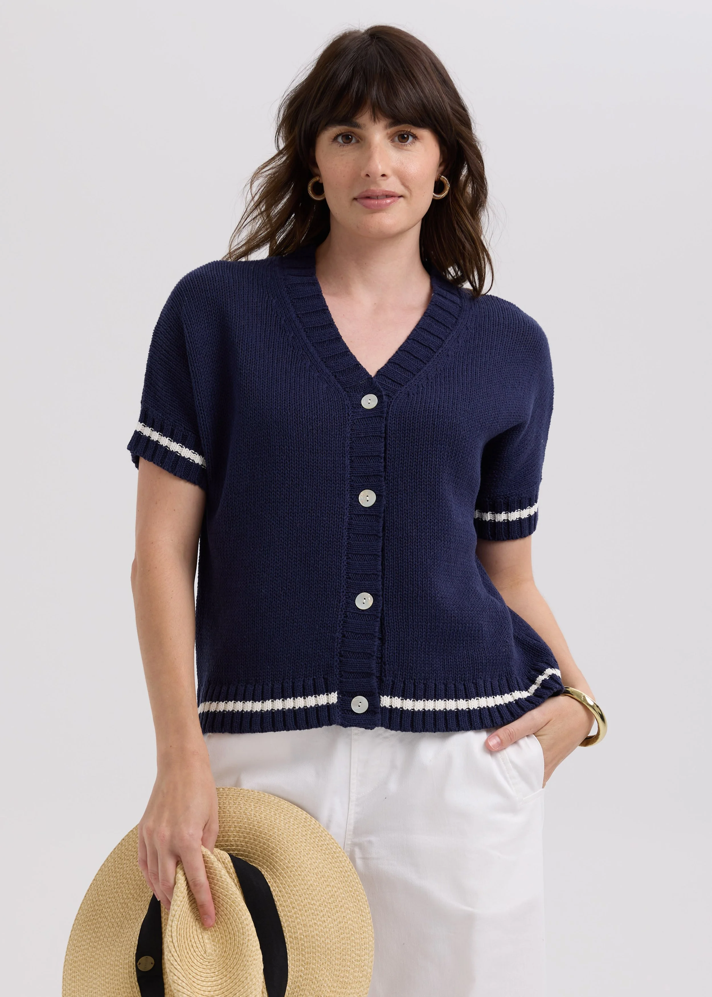 LD + Co Textured S/S Cardi