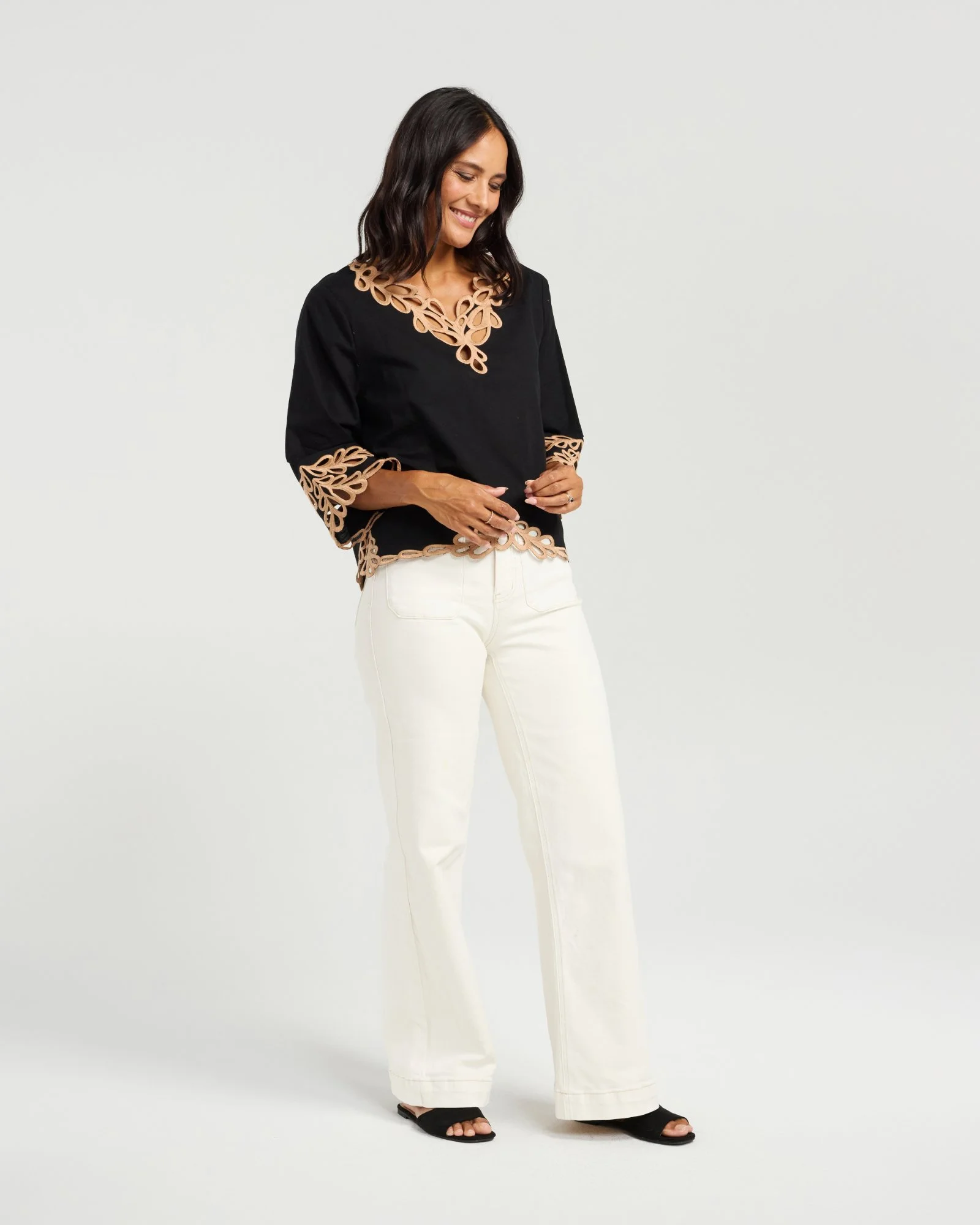 NMBR Rose Caris Top