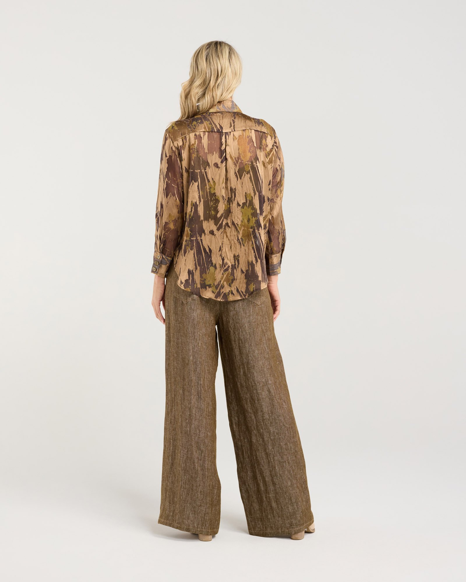 Blackstone Duchess Silk Burnout Shirt