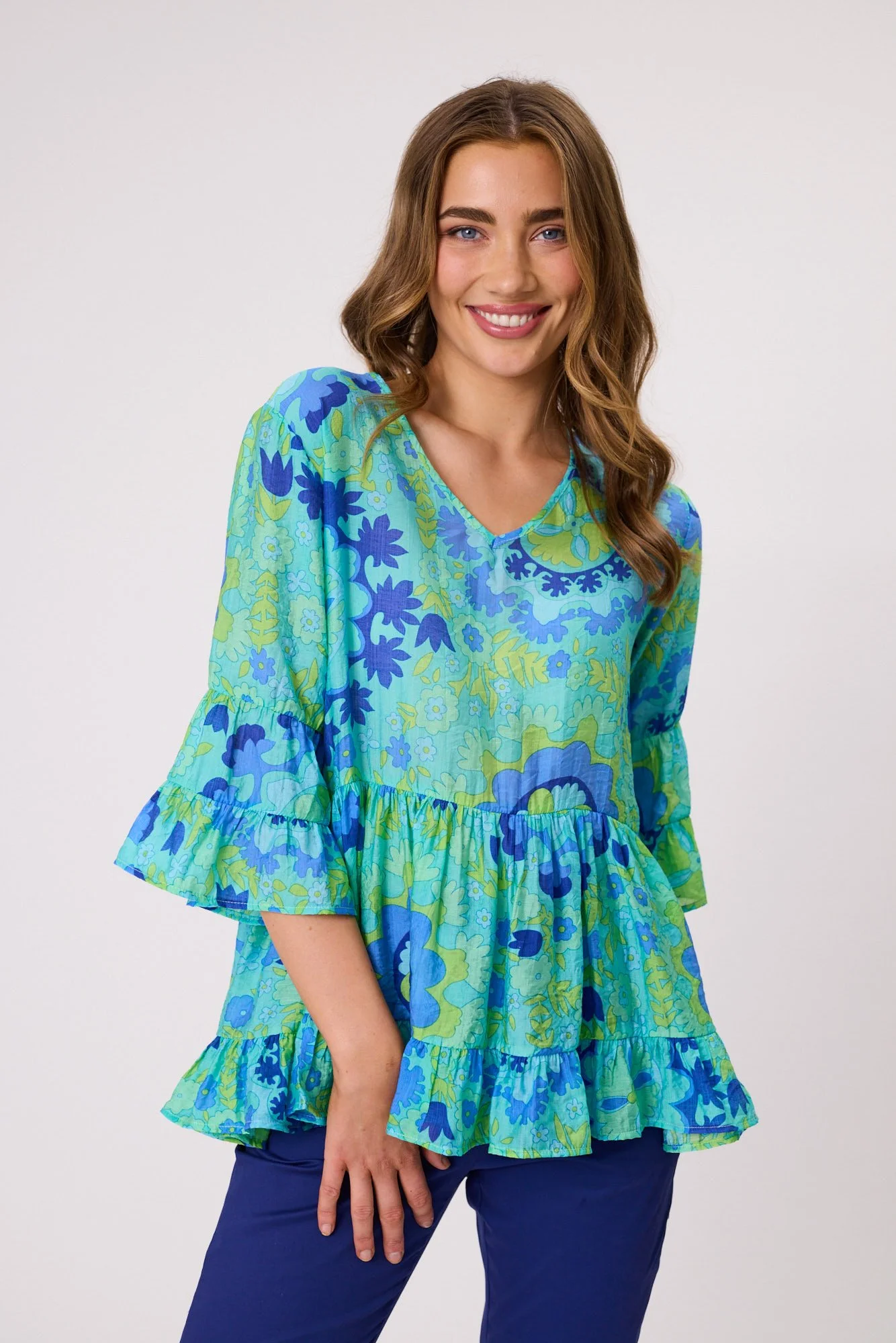 Democracy Liliana Tiered Top