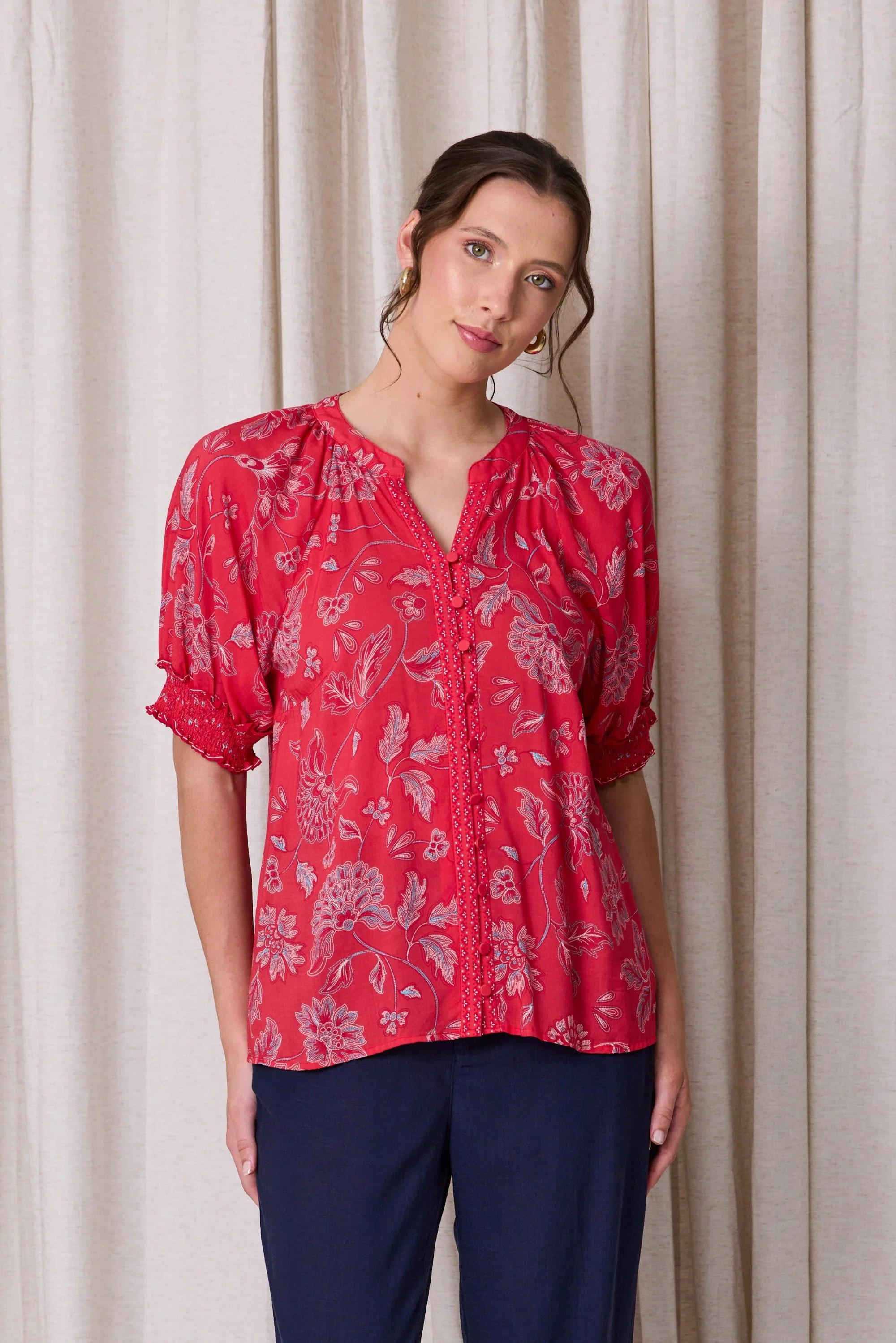 Newport Flourish Blouse