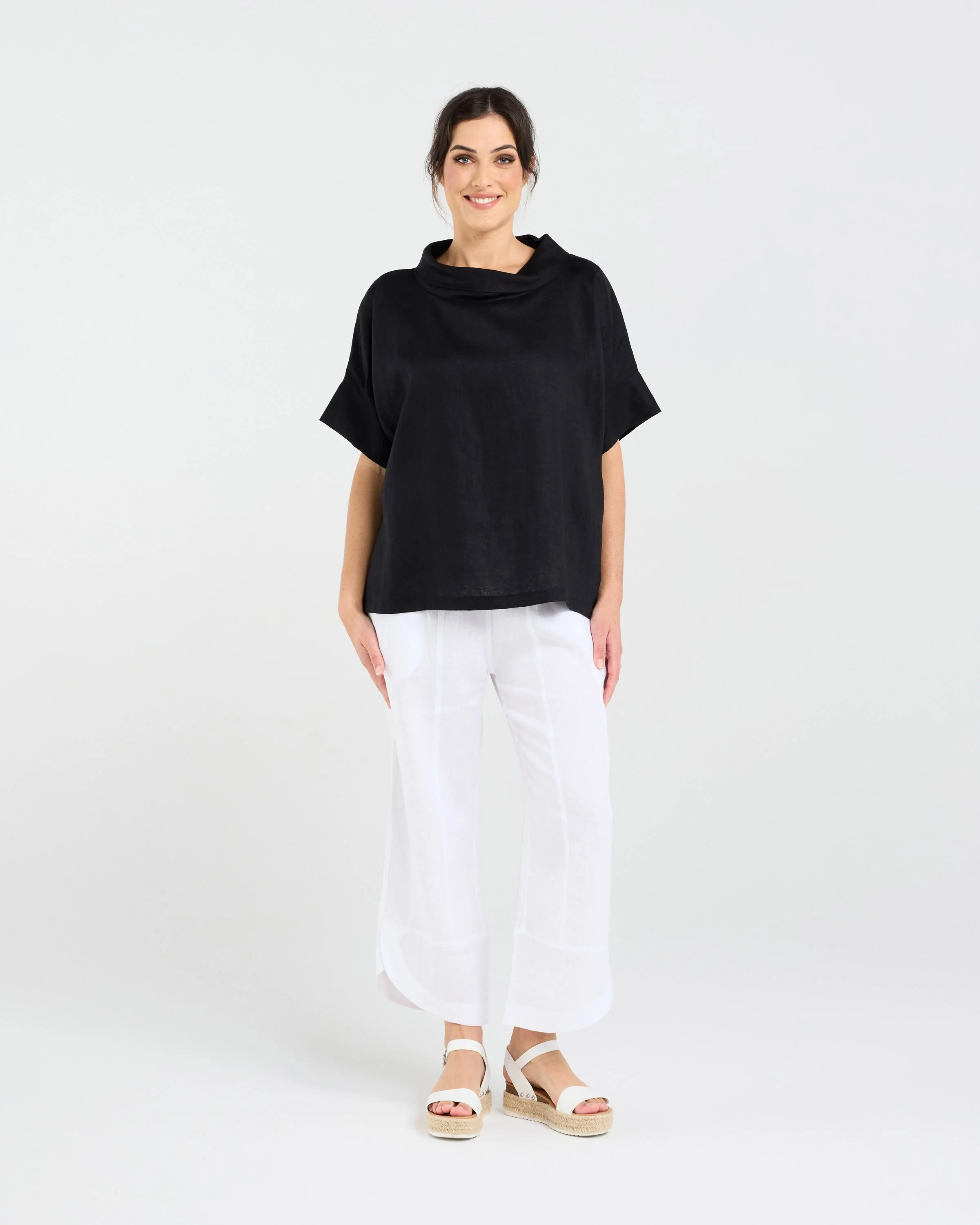 Blackstone Claire Soft Roll Neck Top