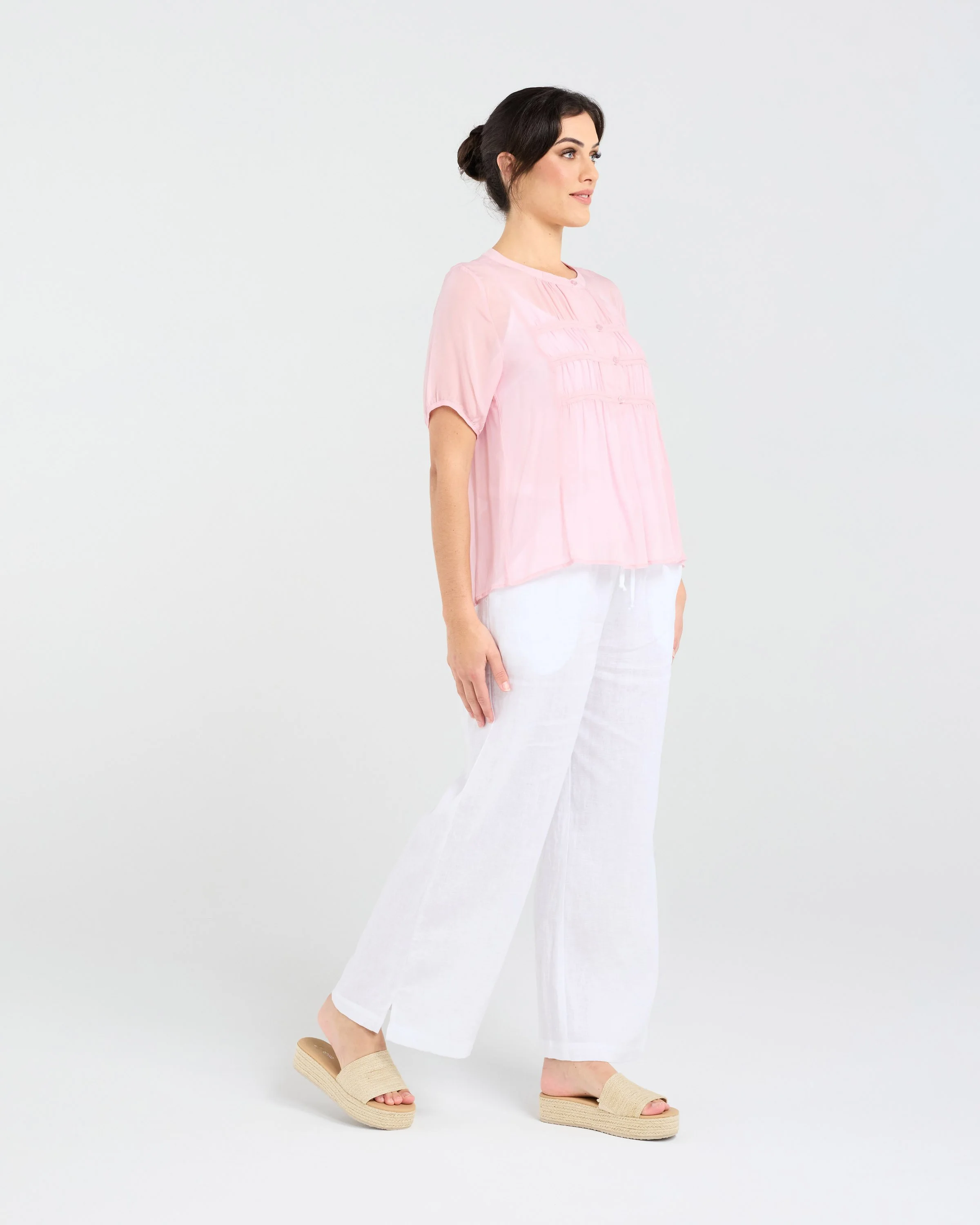 Blackstone Hilarie Gathered Front Top
