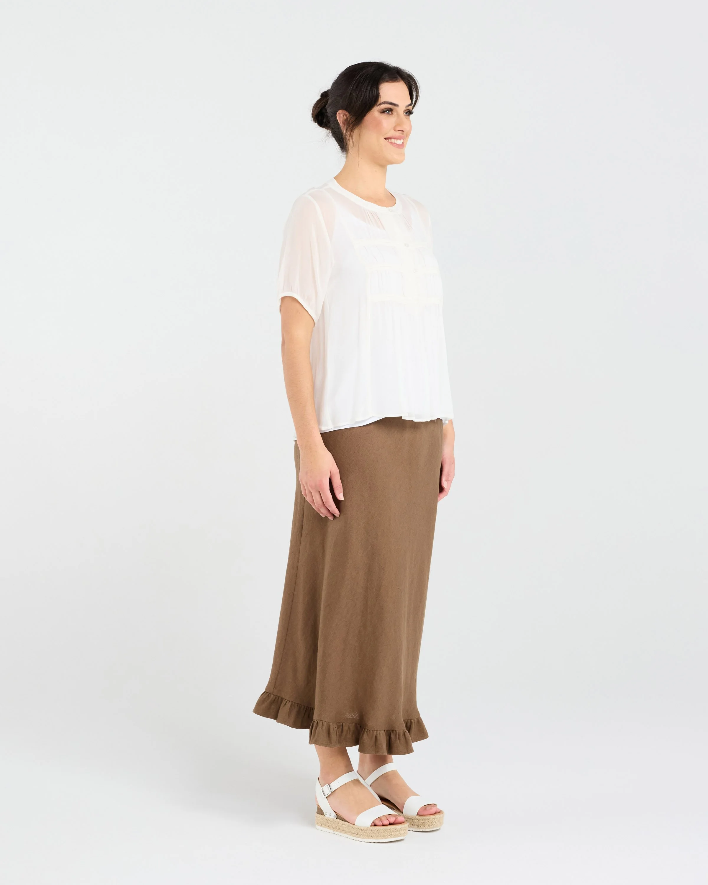 Blackstone Hilarie Gathered Front Top