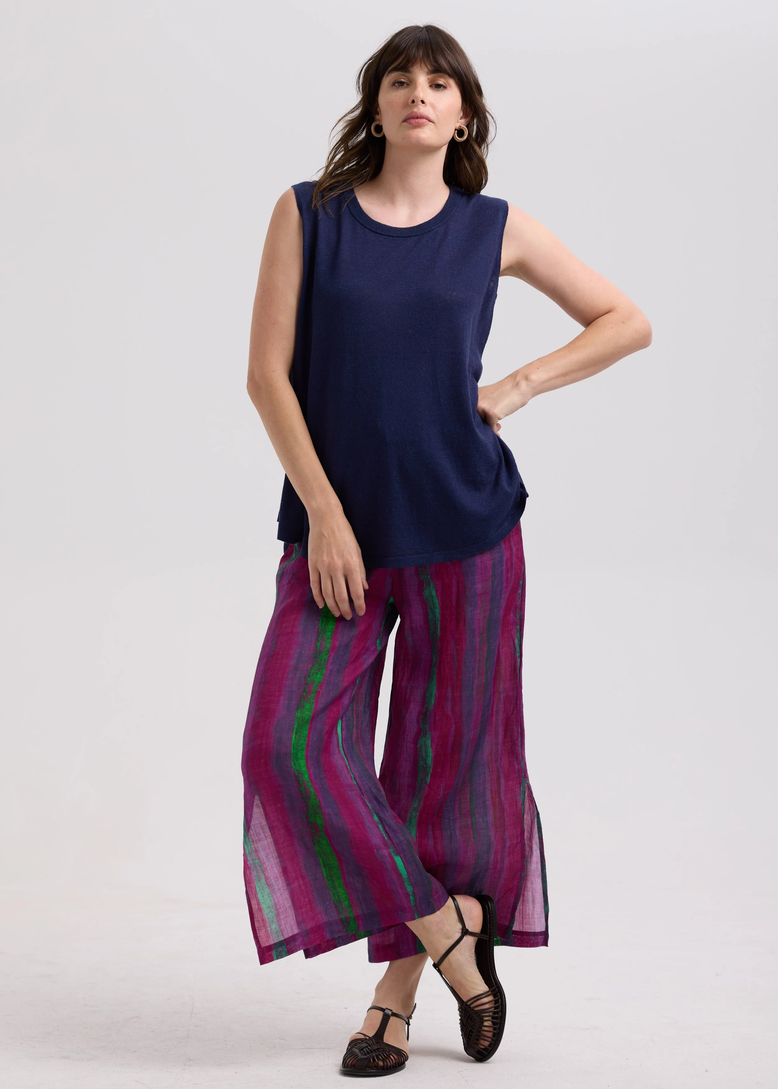 LD + Co Linen A-Line Top