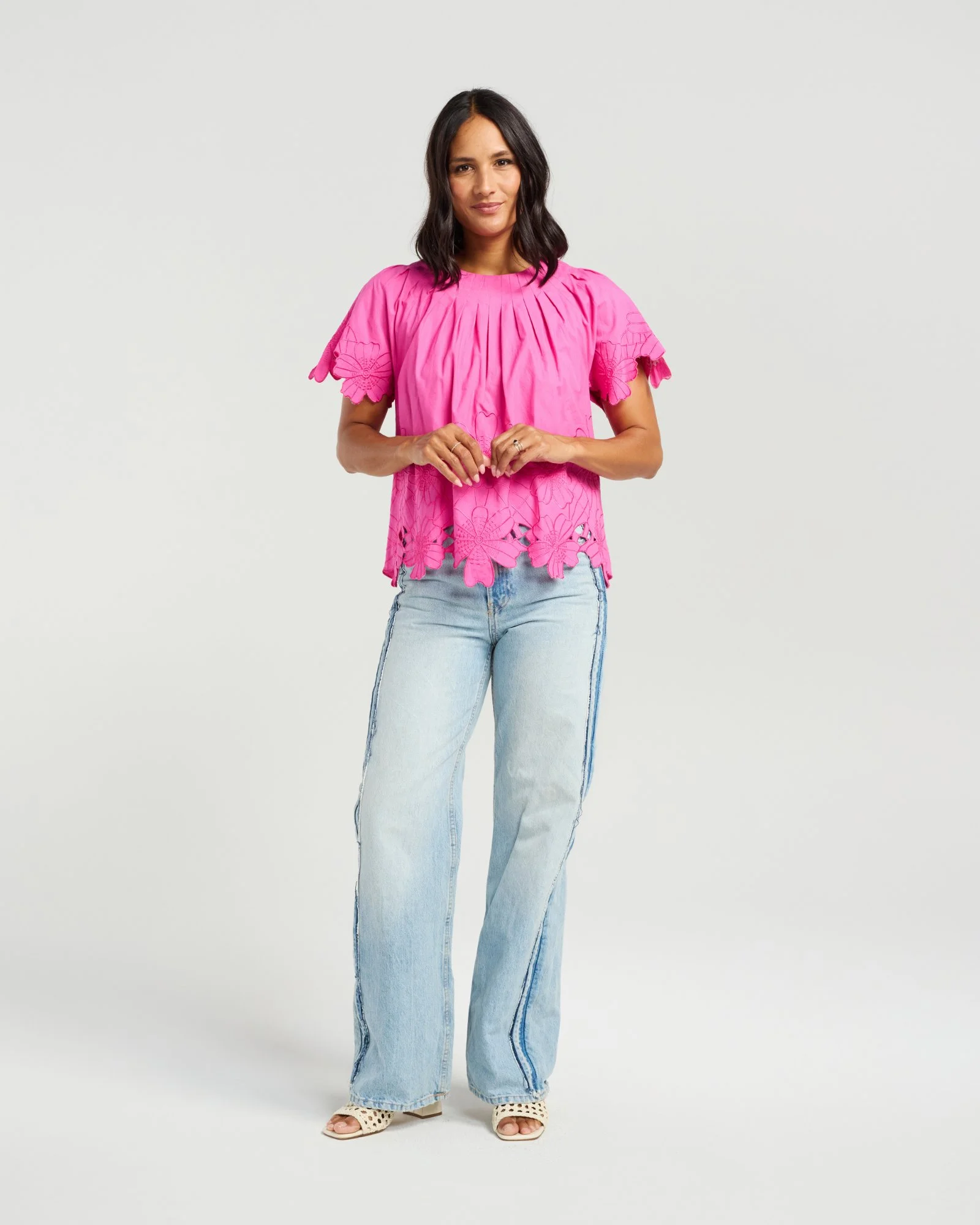 NMBR Rose Daisy Blouse