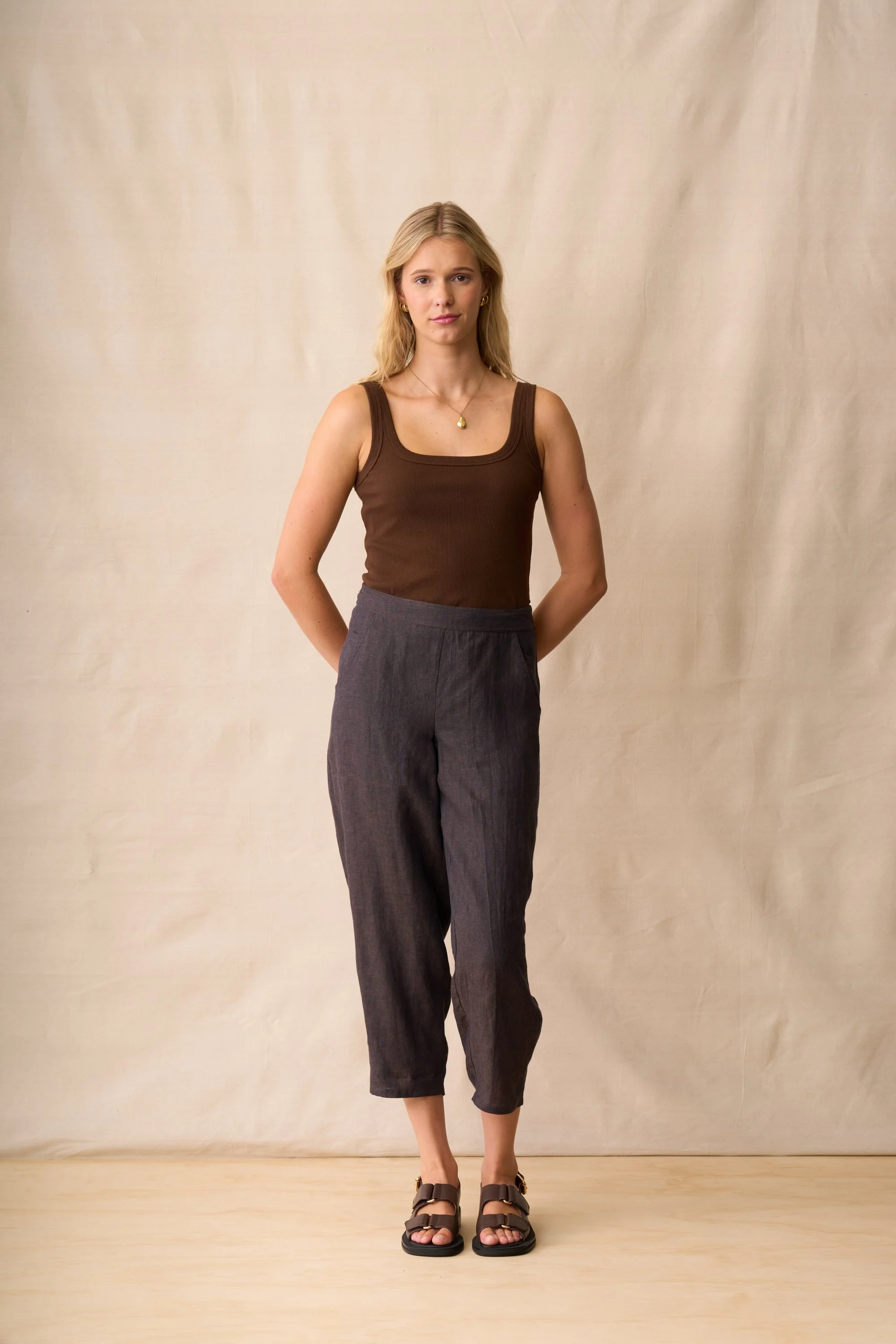 Neris Parker Pant Hazel