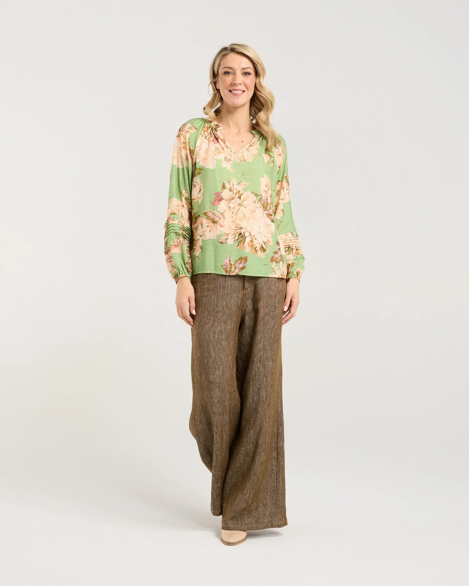 Blackstone Christie Frill Neck Top