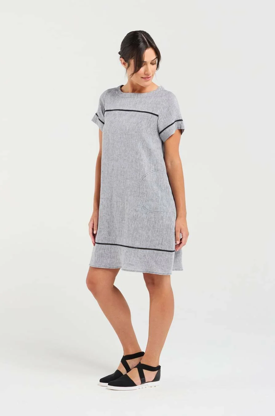 Blackstone Martine Ladder Trim Dress
