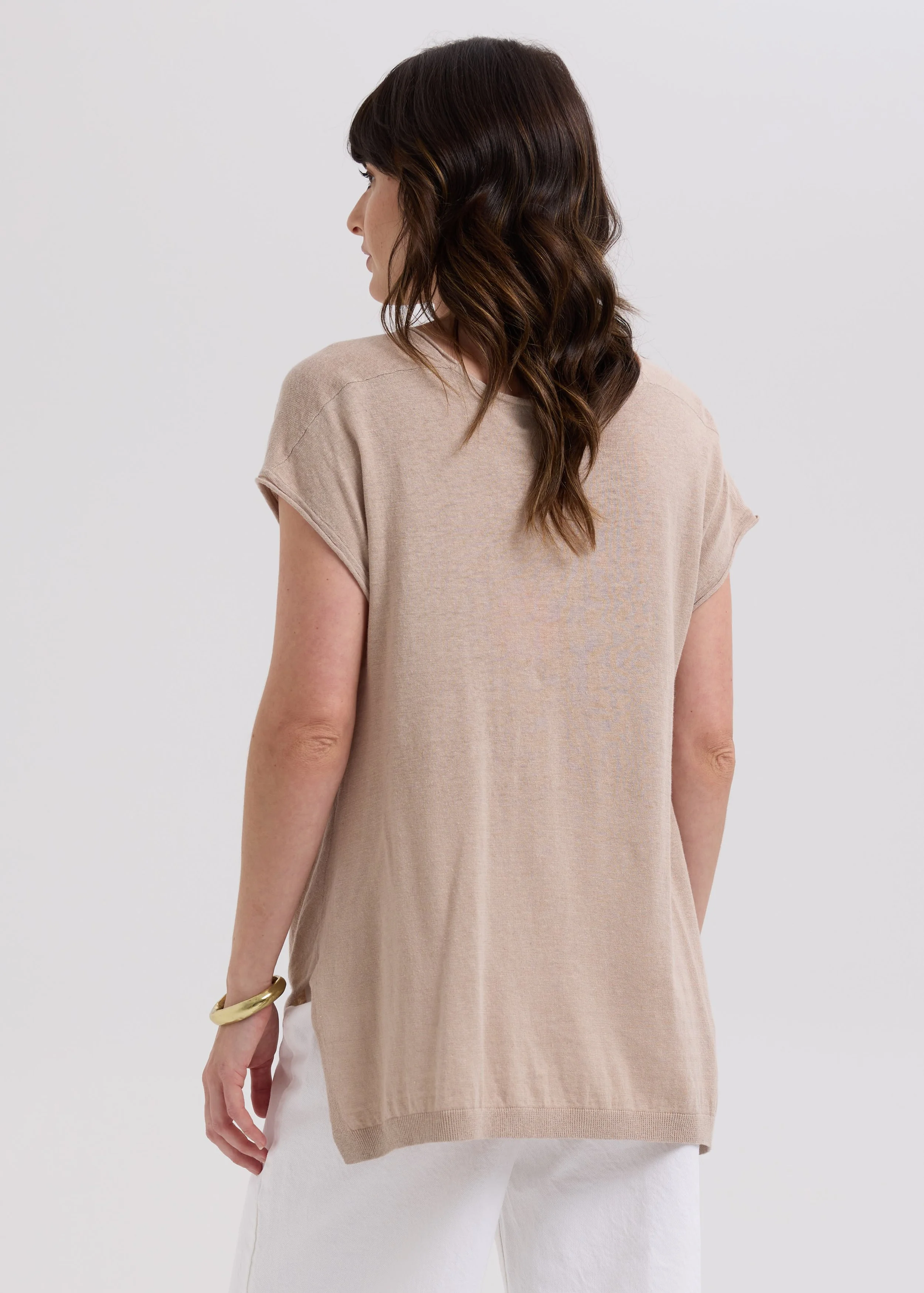 LD + Co Linen Drape Top