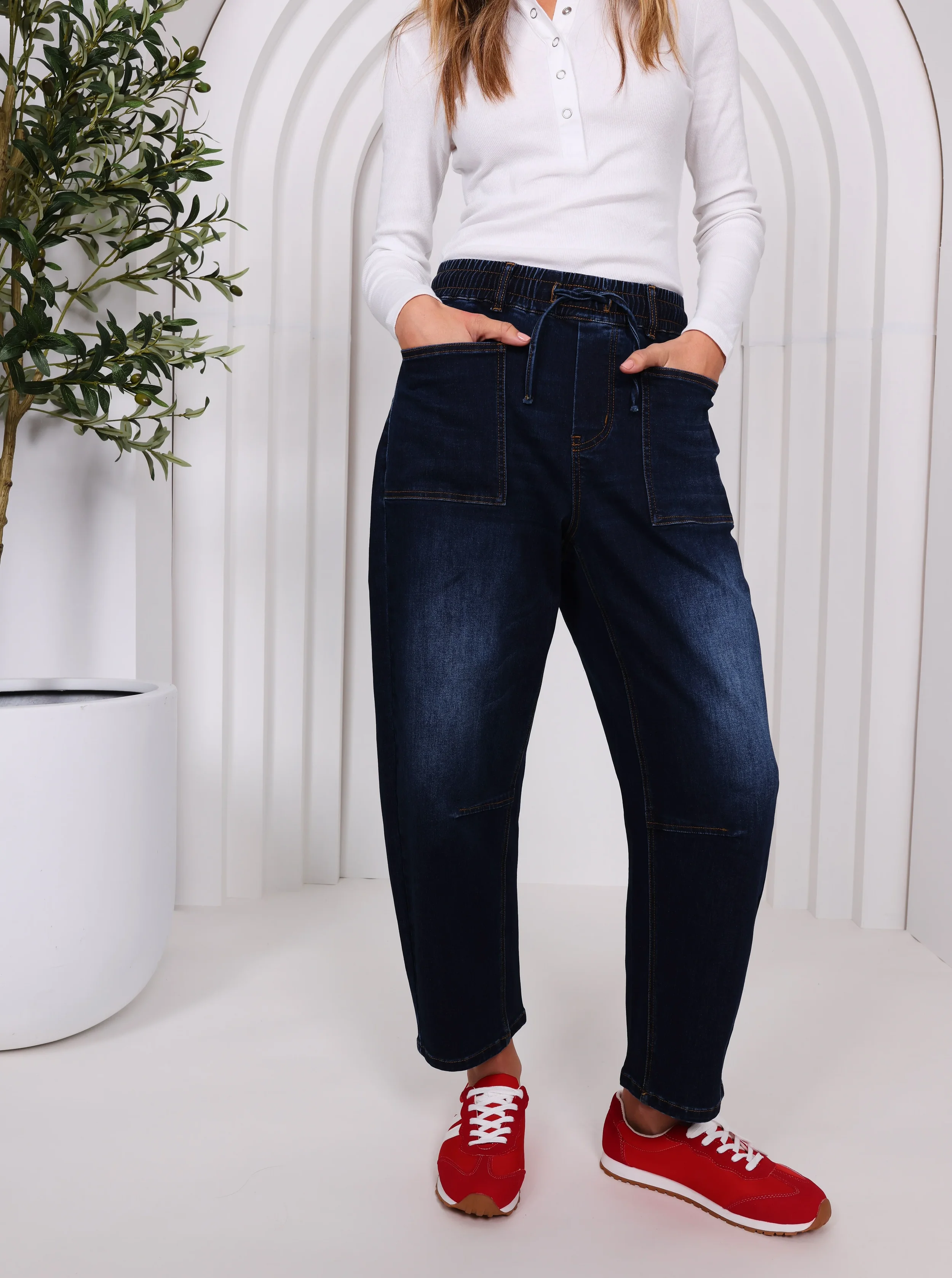 Monaco Leo Barrel Jean
