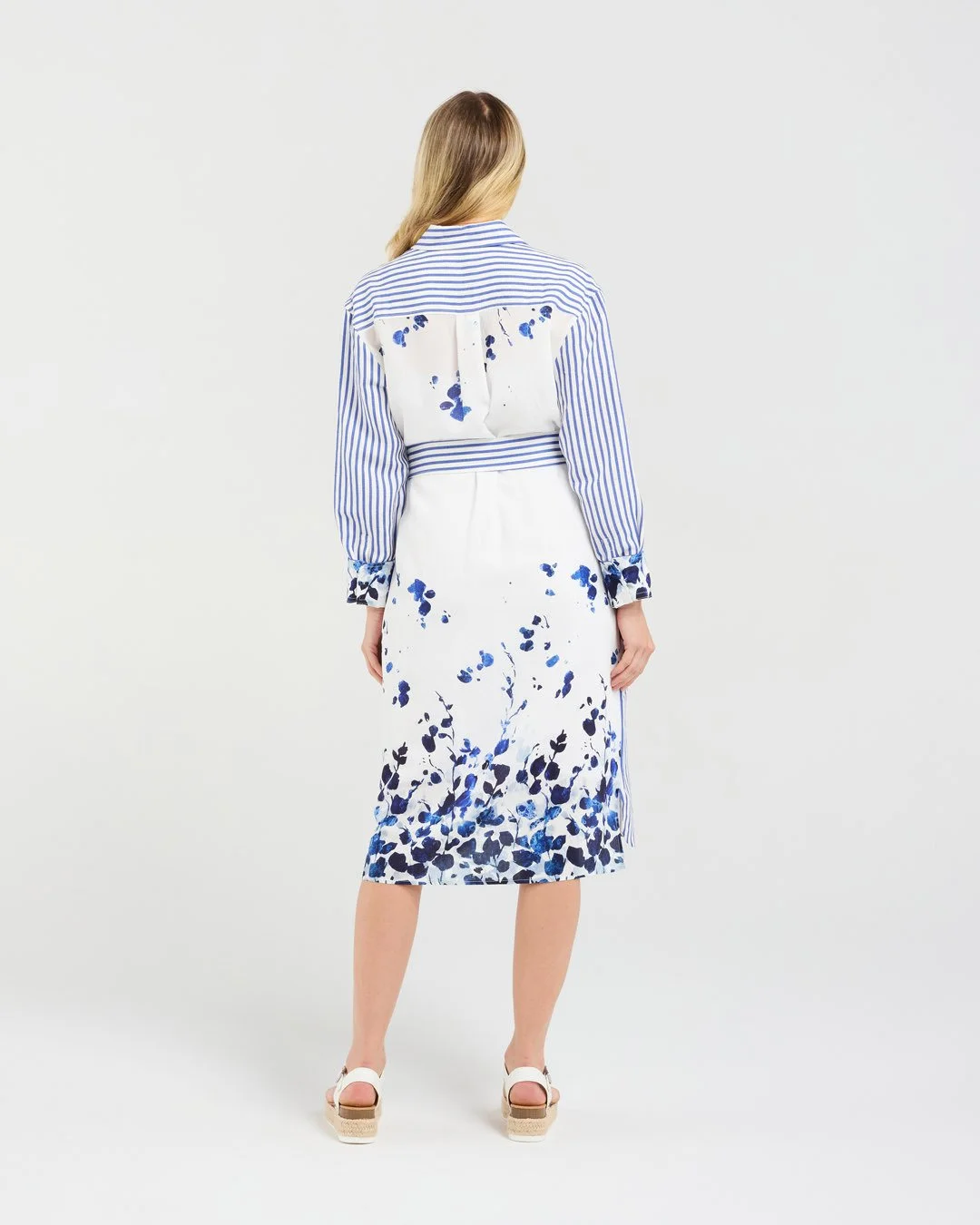 Blackstone Margot Print Back Shirt Dress