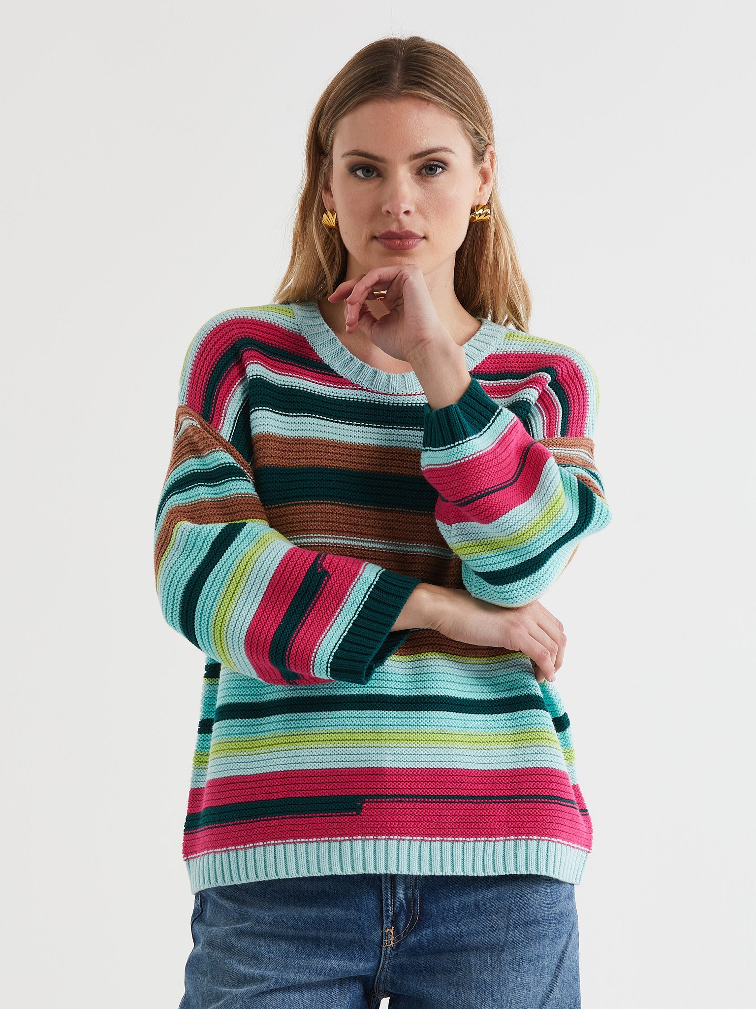 LD + Co Multi Stripe Jumper