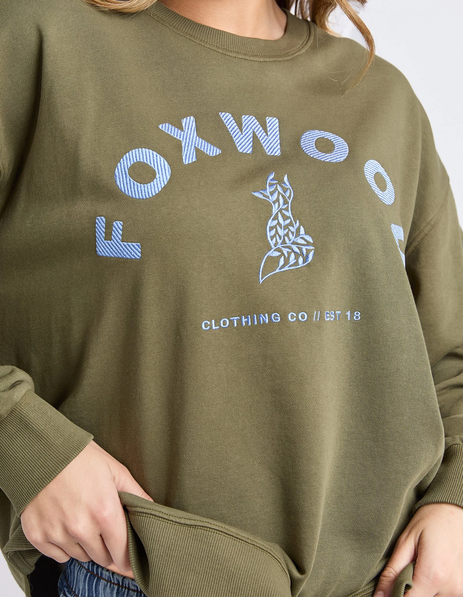 Foxwood Effortless Contrast Crew