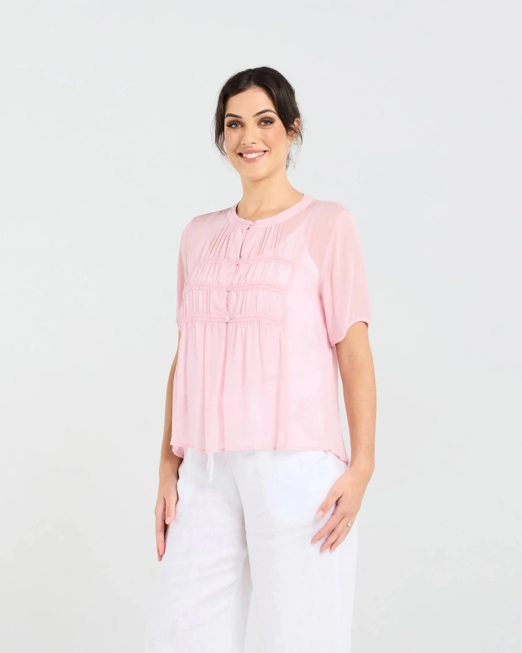 Blackstone Hilarie Gathered Front Top