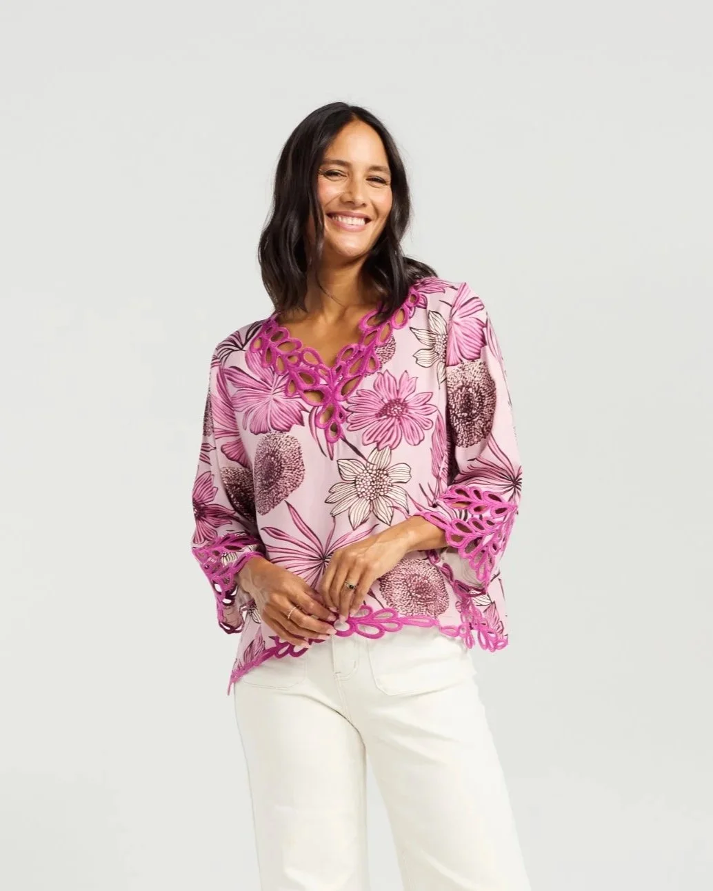 NMBR Rose Caris Top